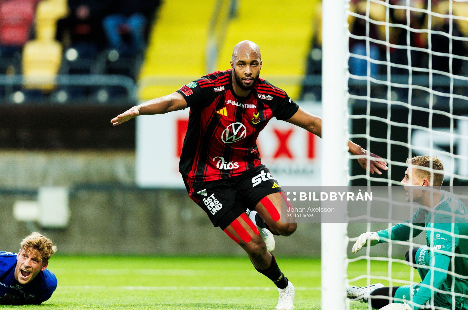 Östersunds Jabir Abdihakim Ali jublar