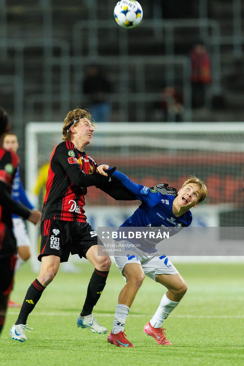 Östersunds Albin Sporrong och Trelleborgs Axel Vidjeskog