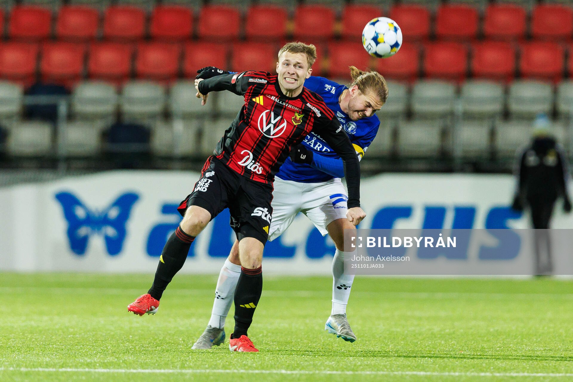 Östersunds James Joseph Kirby och Trelleborgs Charlie