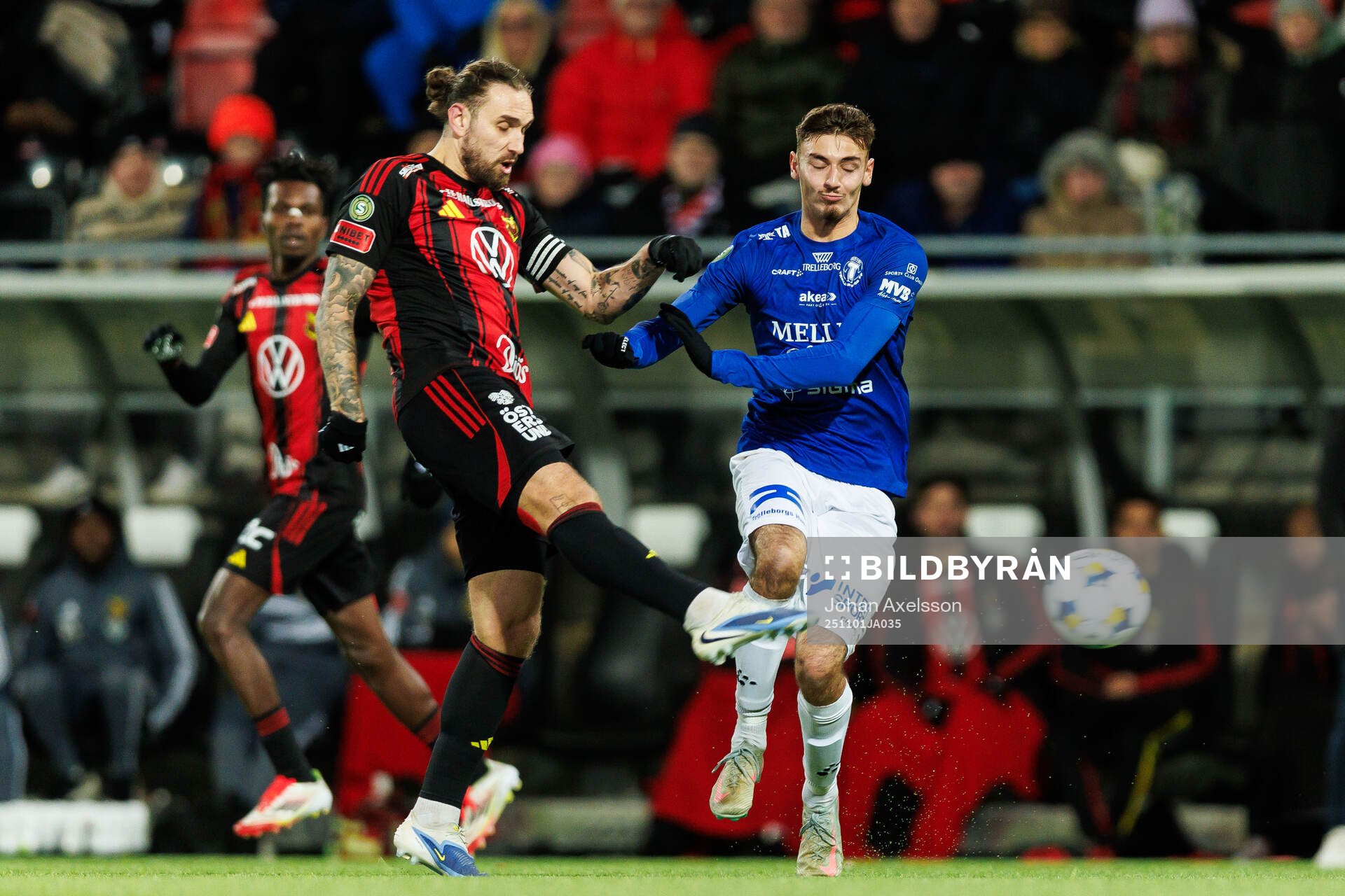 Östersunds Ali Suljic och Trelleborgs Ammar Asani