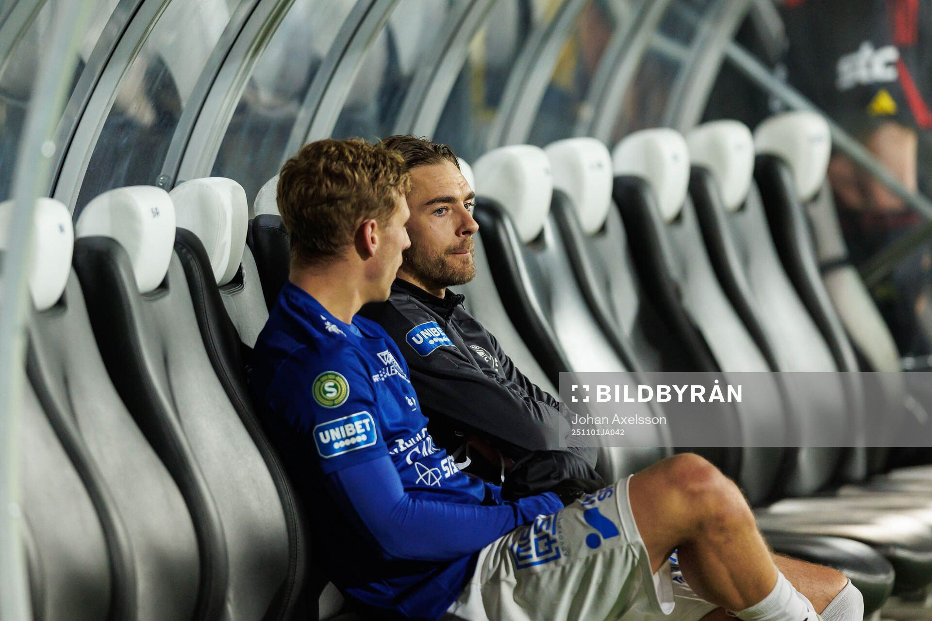 Trelleborgs Tobias Karlsson och Felix Hörberg deppar