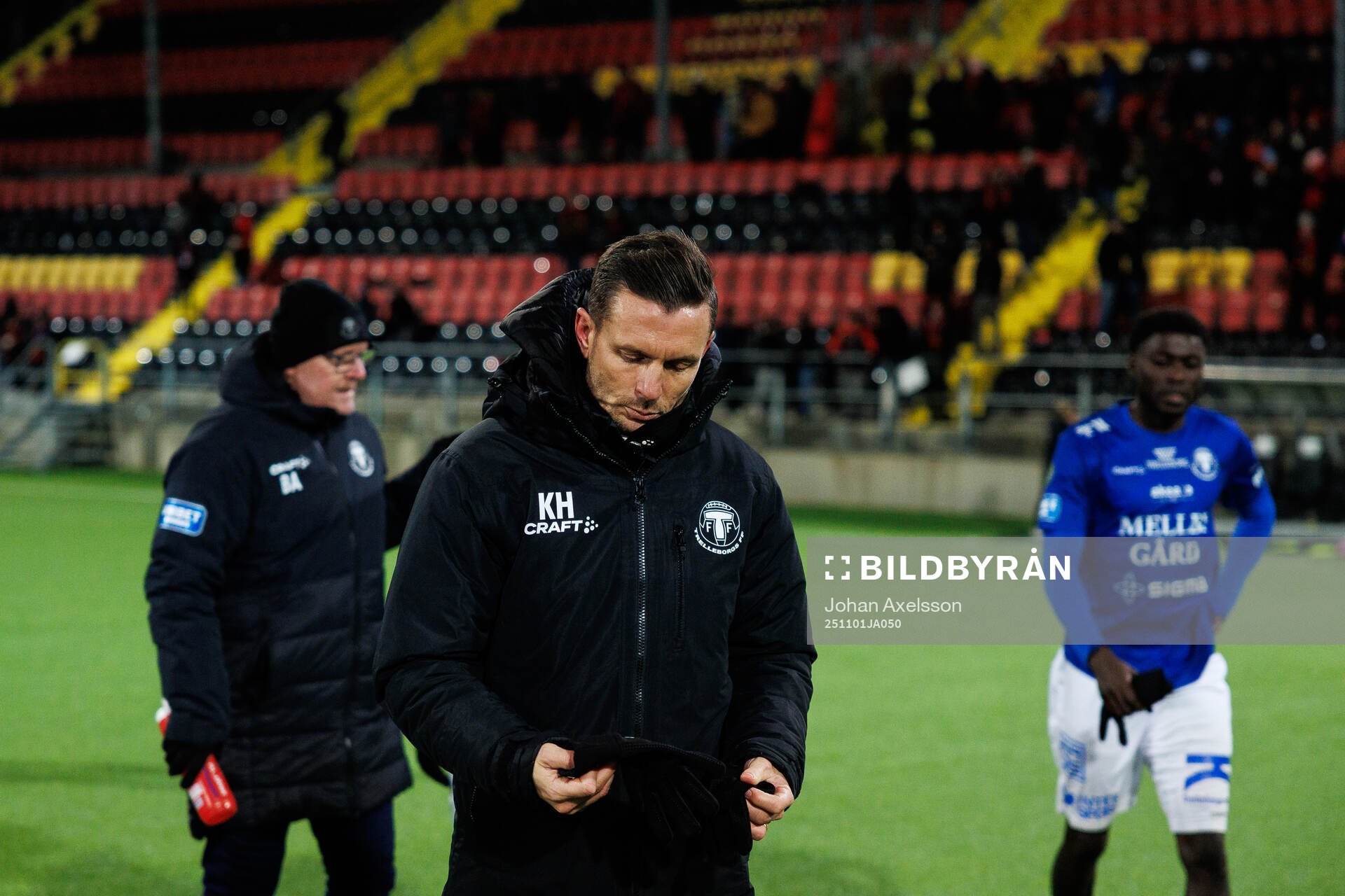 Trelleborgs tränare Kristian Haynes deppar