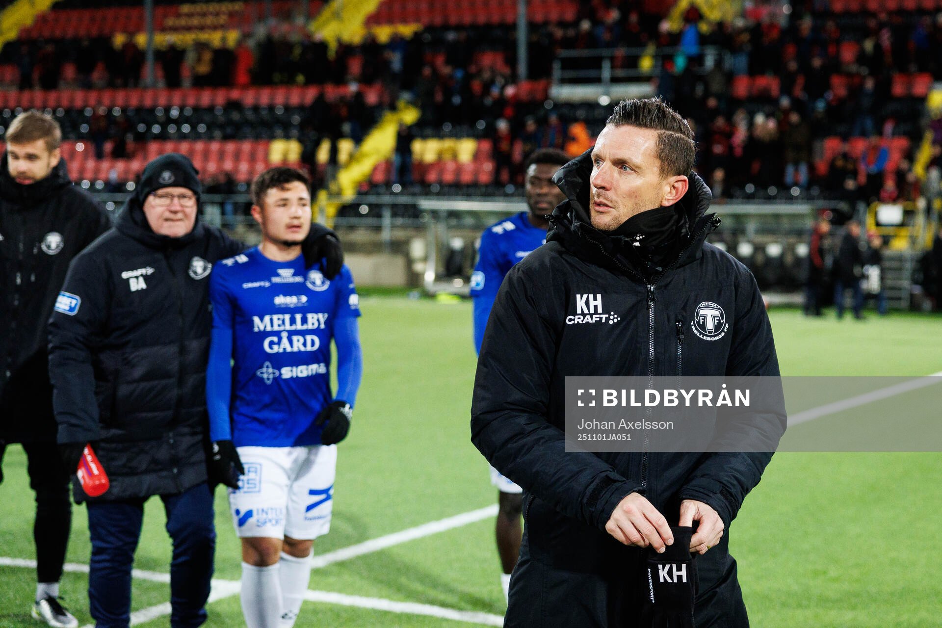 Trelleborgs tränare Kristian Haynes deppar