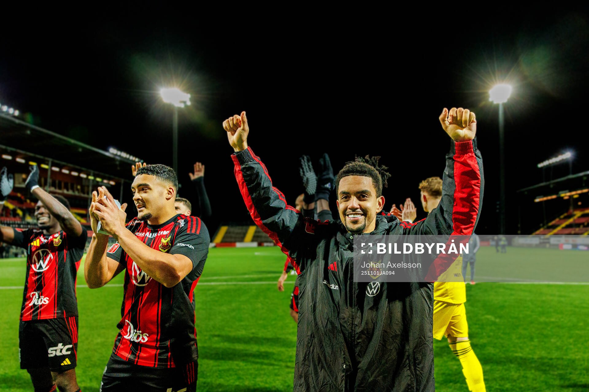 Östersunds Erick Brendon Pinheiro Da Silva jublar