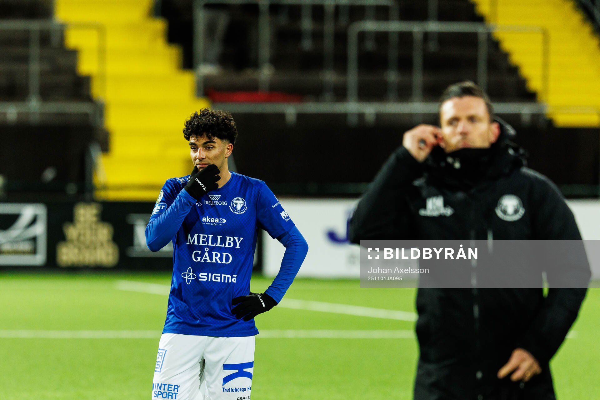 Trelleborgs Angelo Nehmé deppar