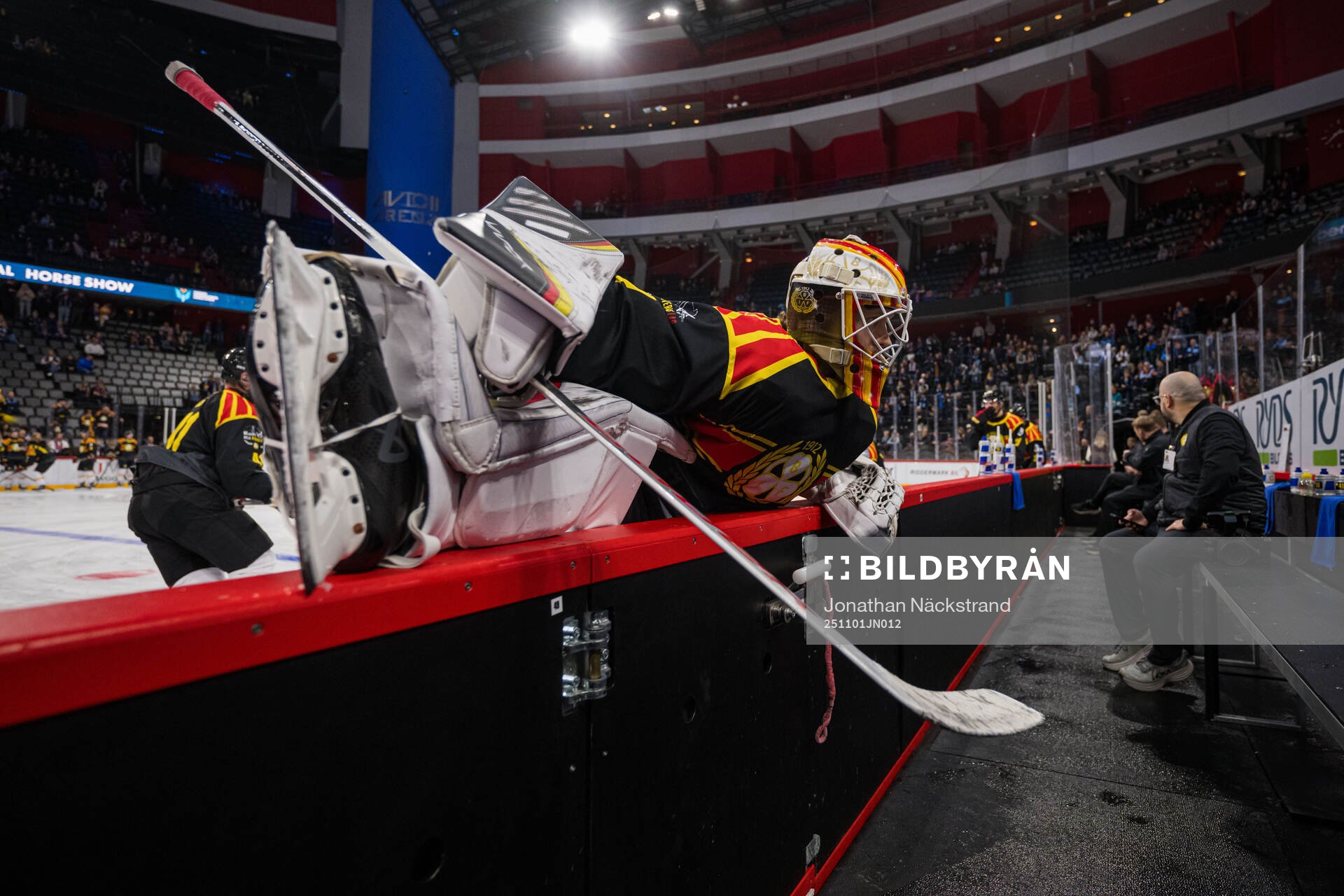 Brynäs målvakt Collin Delia
