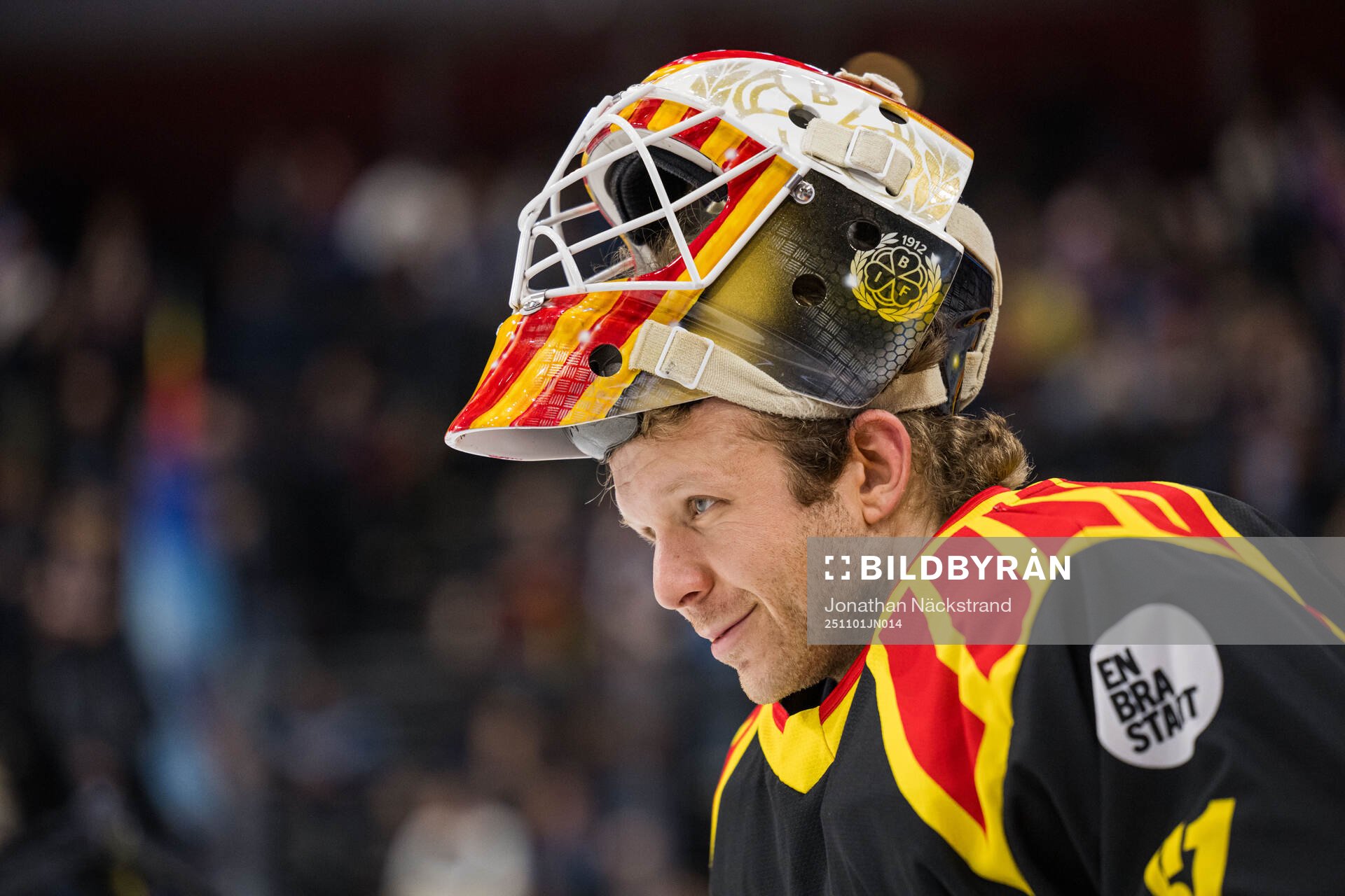 Brynäs målvakt Collin Delia