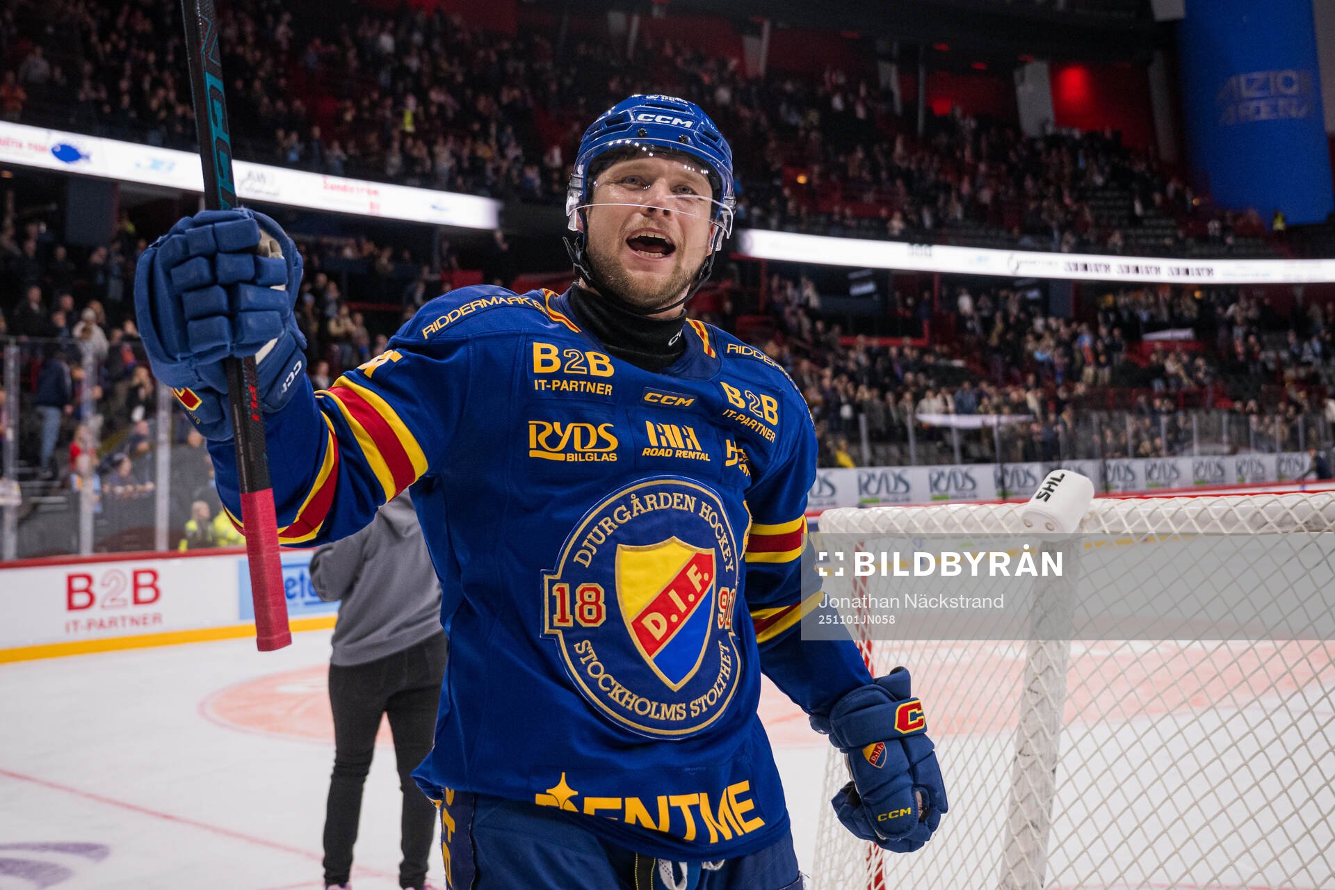 Djurgårdens Jesper Pettersson jublar