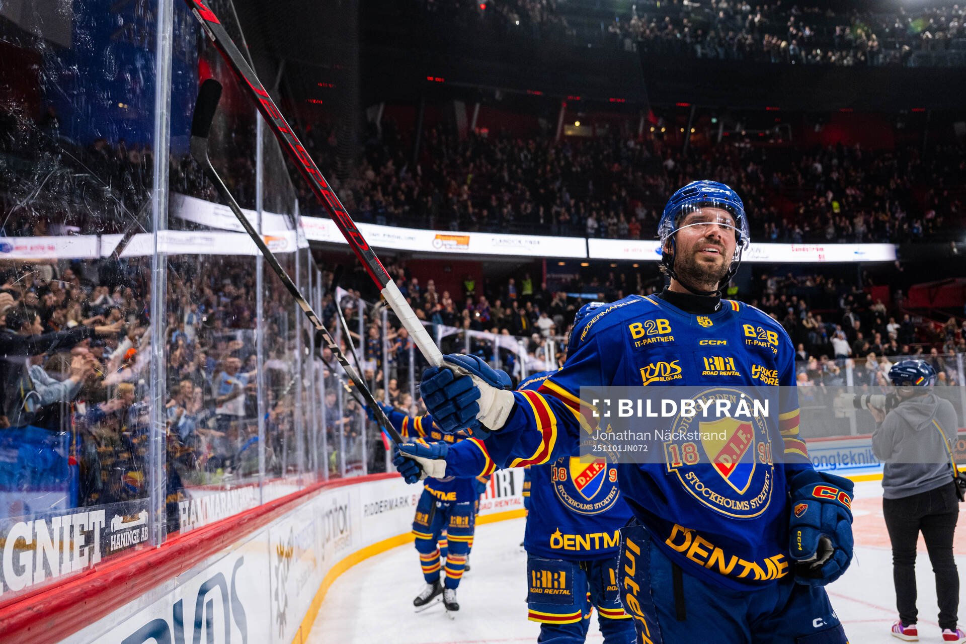 Djurgårdens Jacob Josefson jublar