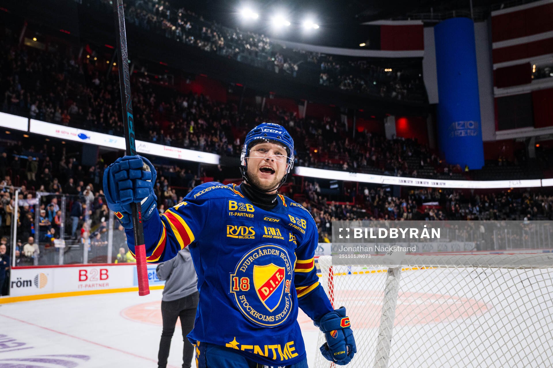 Djurgårdens Jesper Pettersson jublar