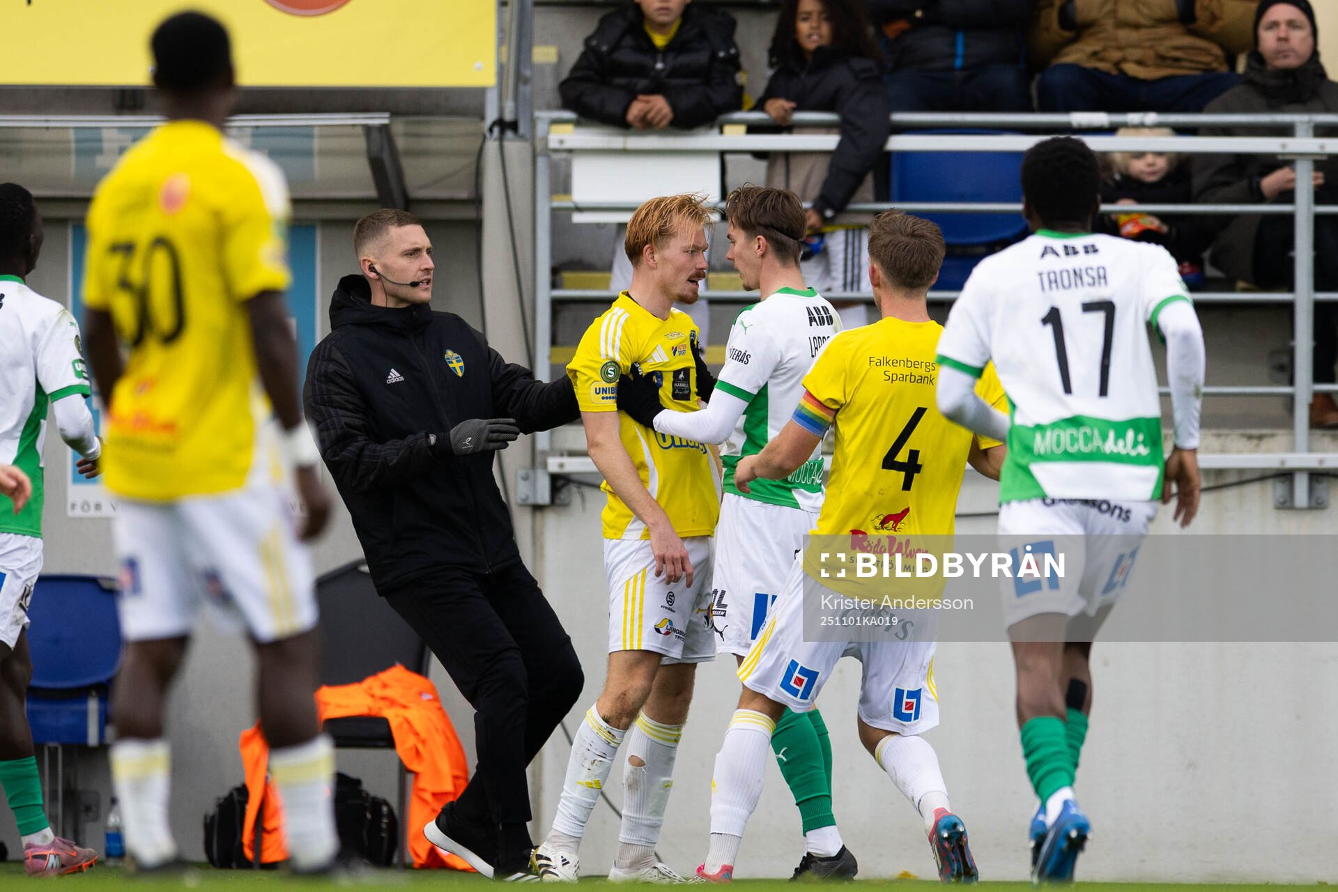 Falkenbergs Linus Borgström och Västerås Max Larsson