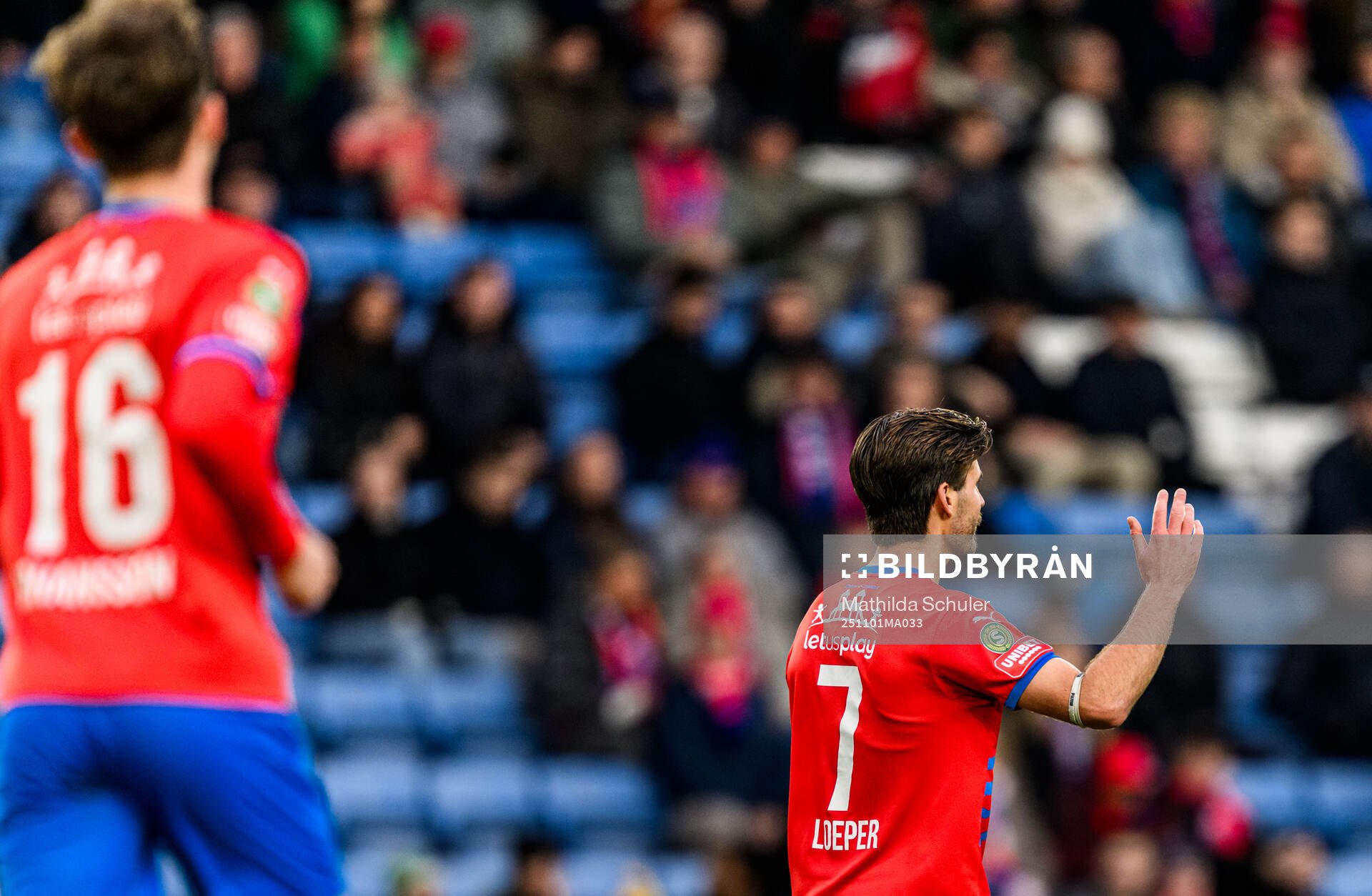 Helsingborgs Wilhelm Loeper reagerar