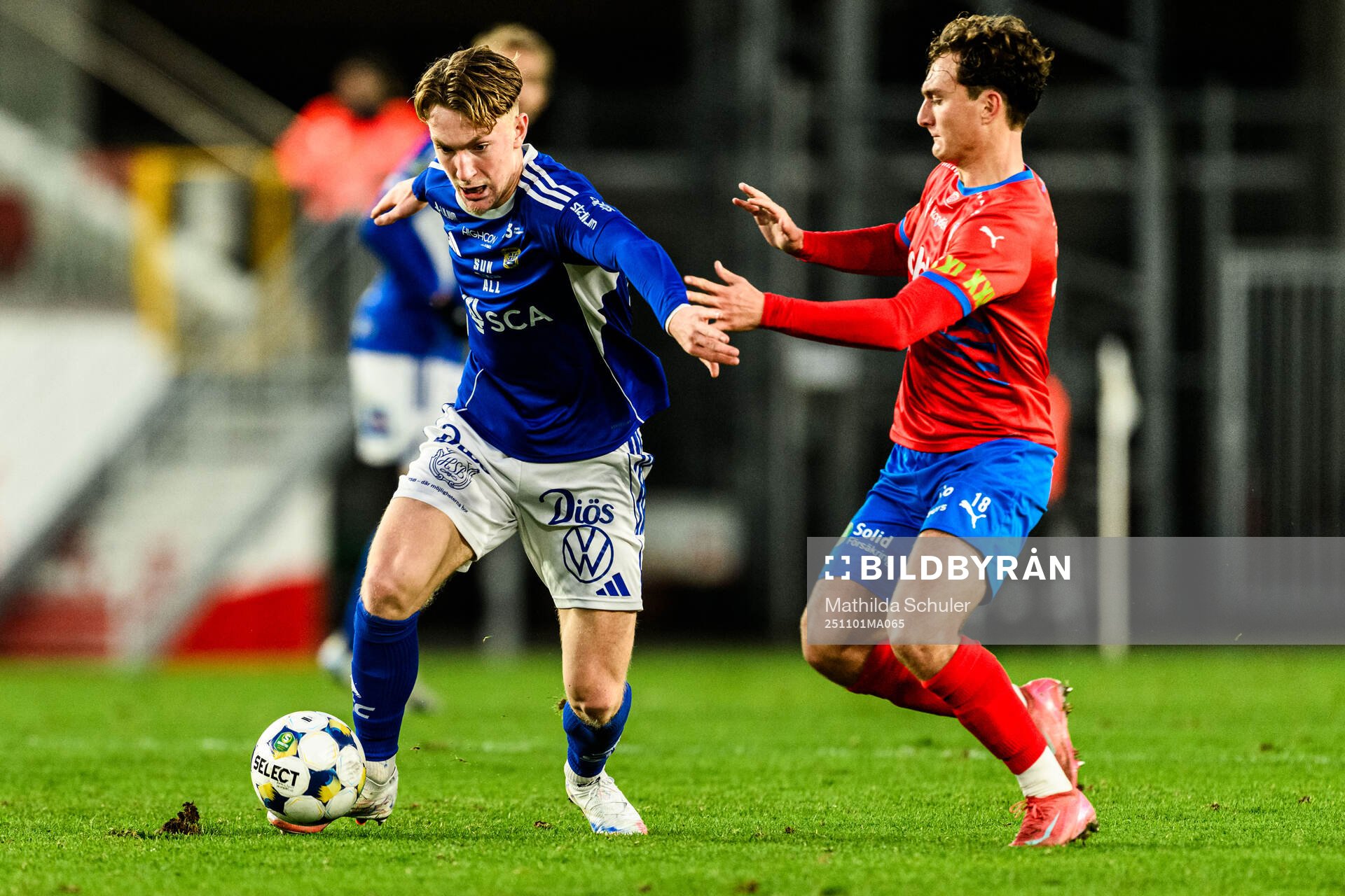 GIF Sundsvalls Hugo Aviander och Helsingborgs Casper Ljung