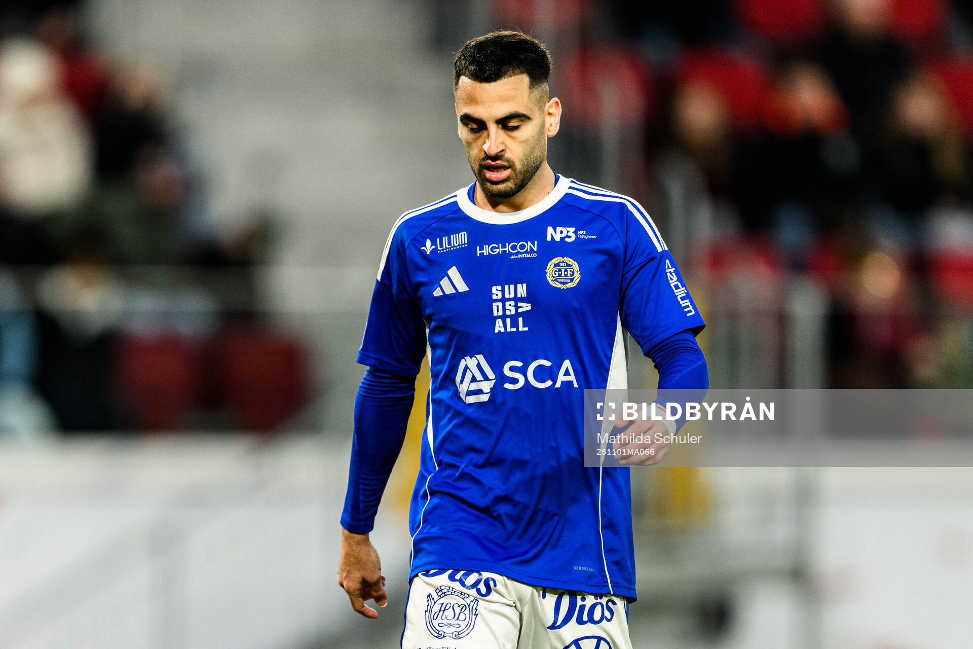 GIF Sundsvalls Marc Manchon deppar