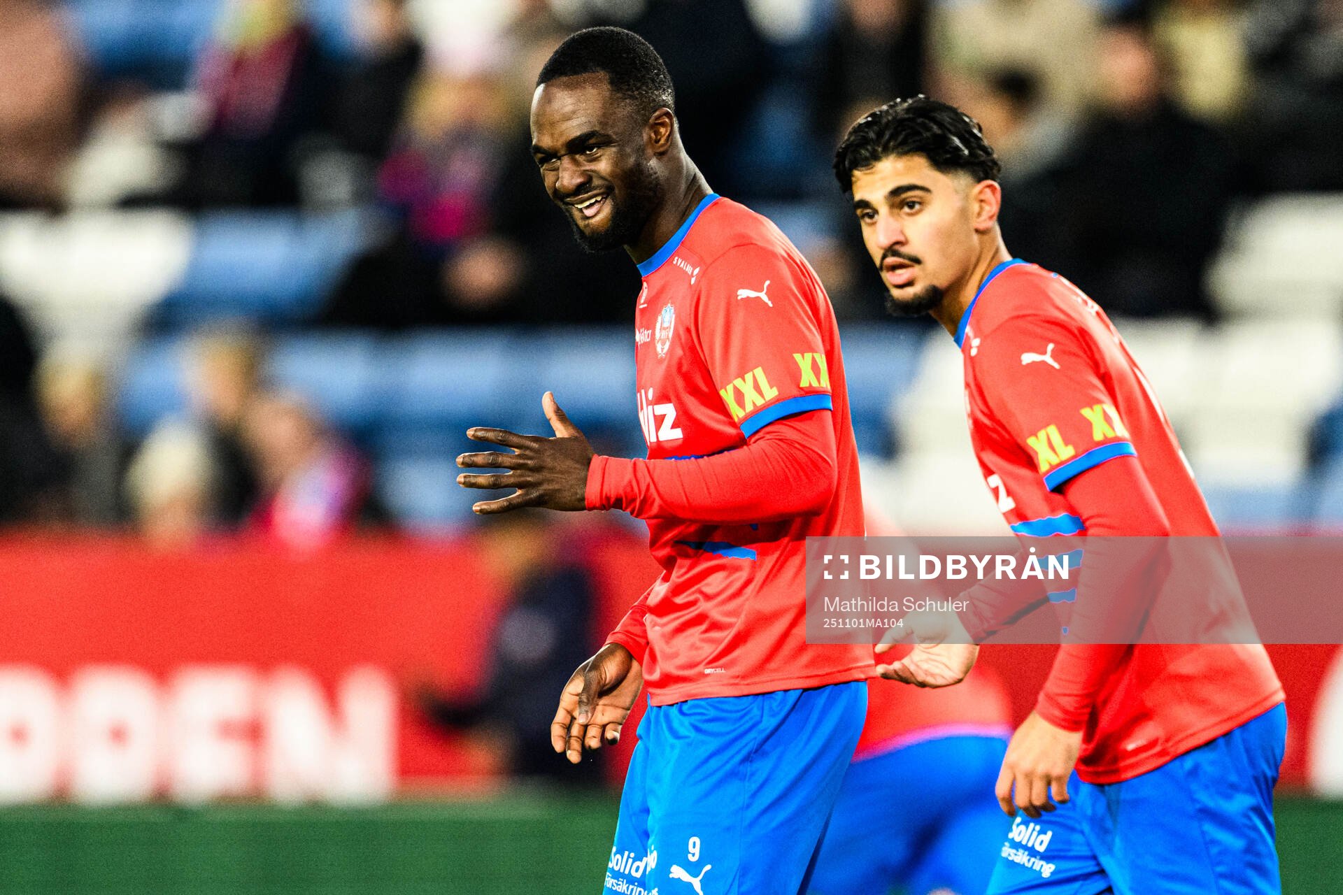 Helsingborgs Adam Akimey deppar