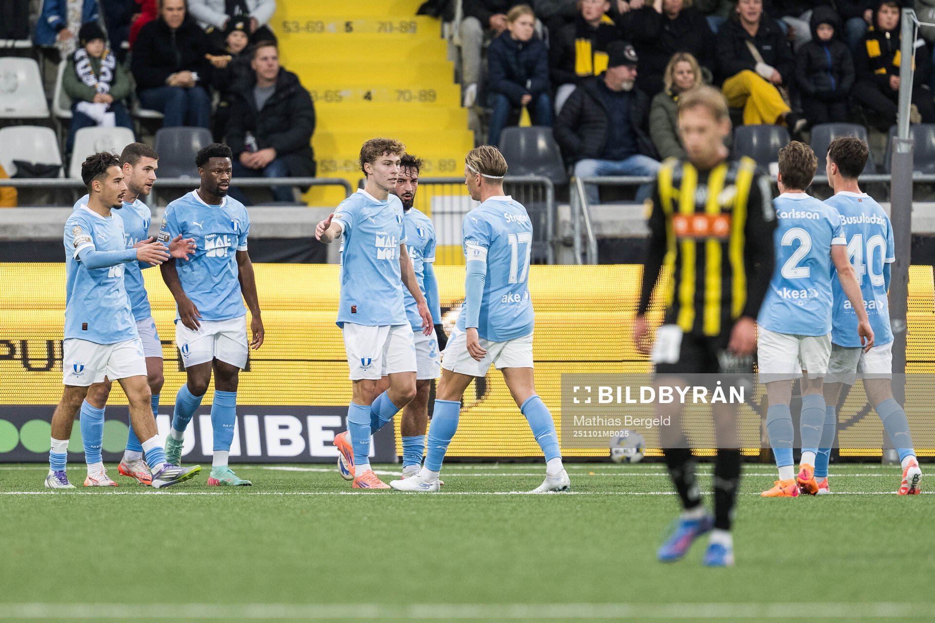 Malmö FFs Hugo Bolin jublar