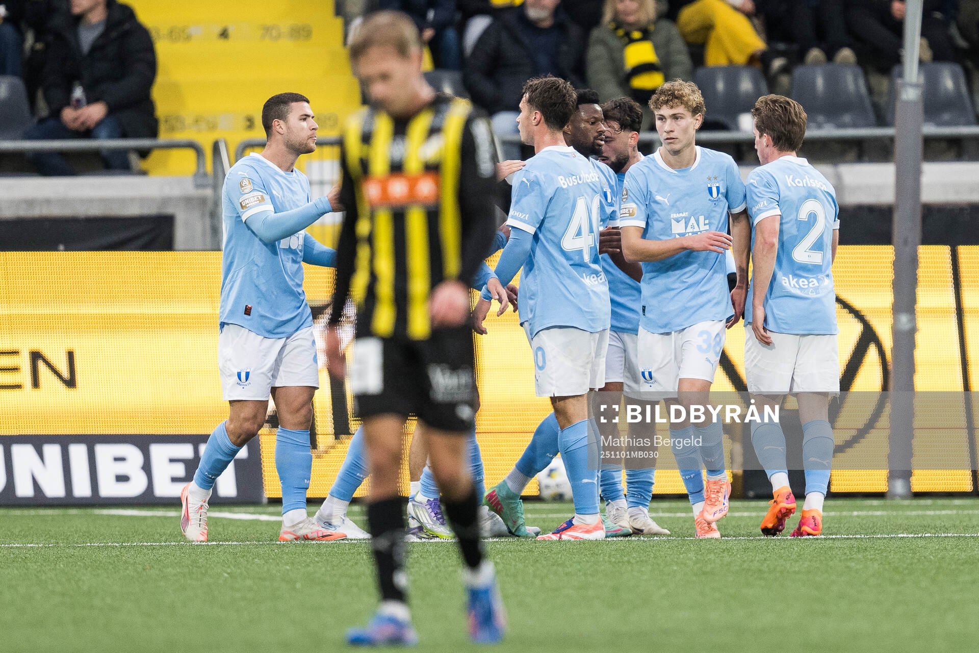 Malmö FFs Hugo Bolin jublar