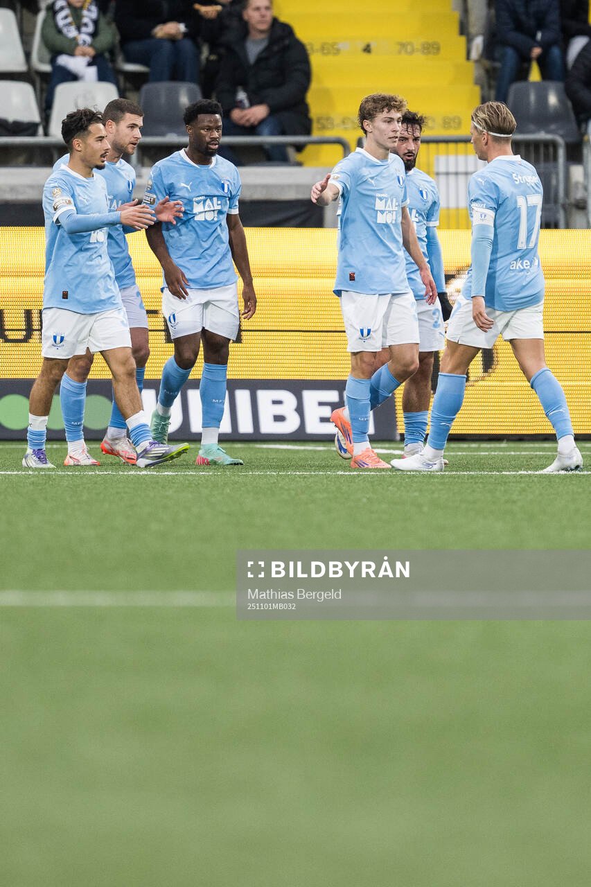 Malmö FFs Hugo Bolin jublar
