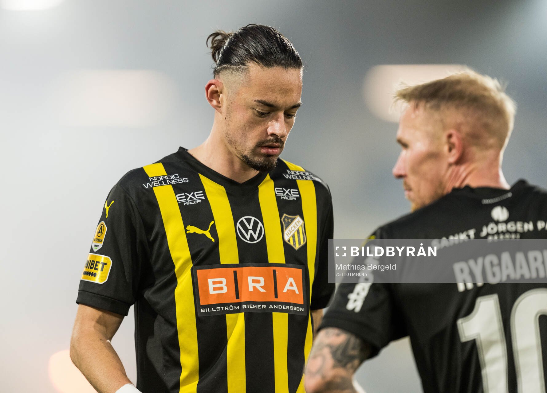 Häckens Amor Layouni och Mikkel Rygaard Jensen