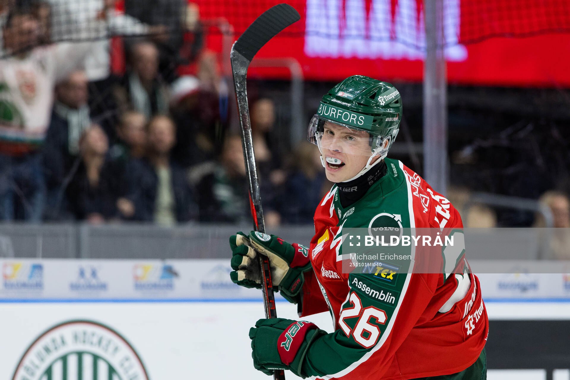 Frölundas Isac Heens jublar