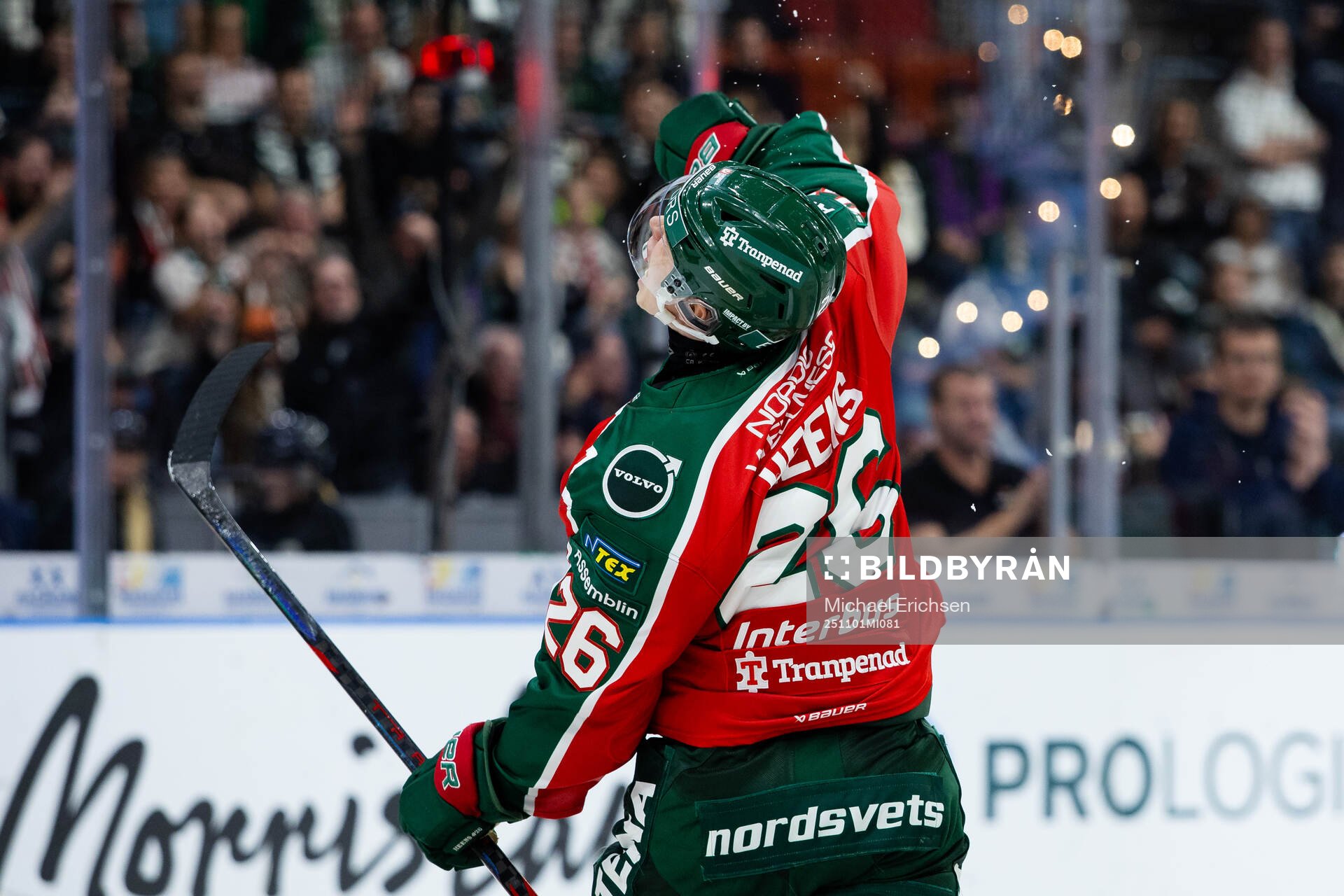 Frölundas Isac Heens jublar