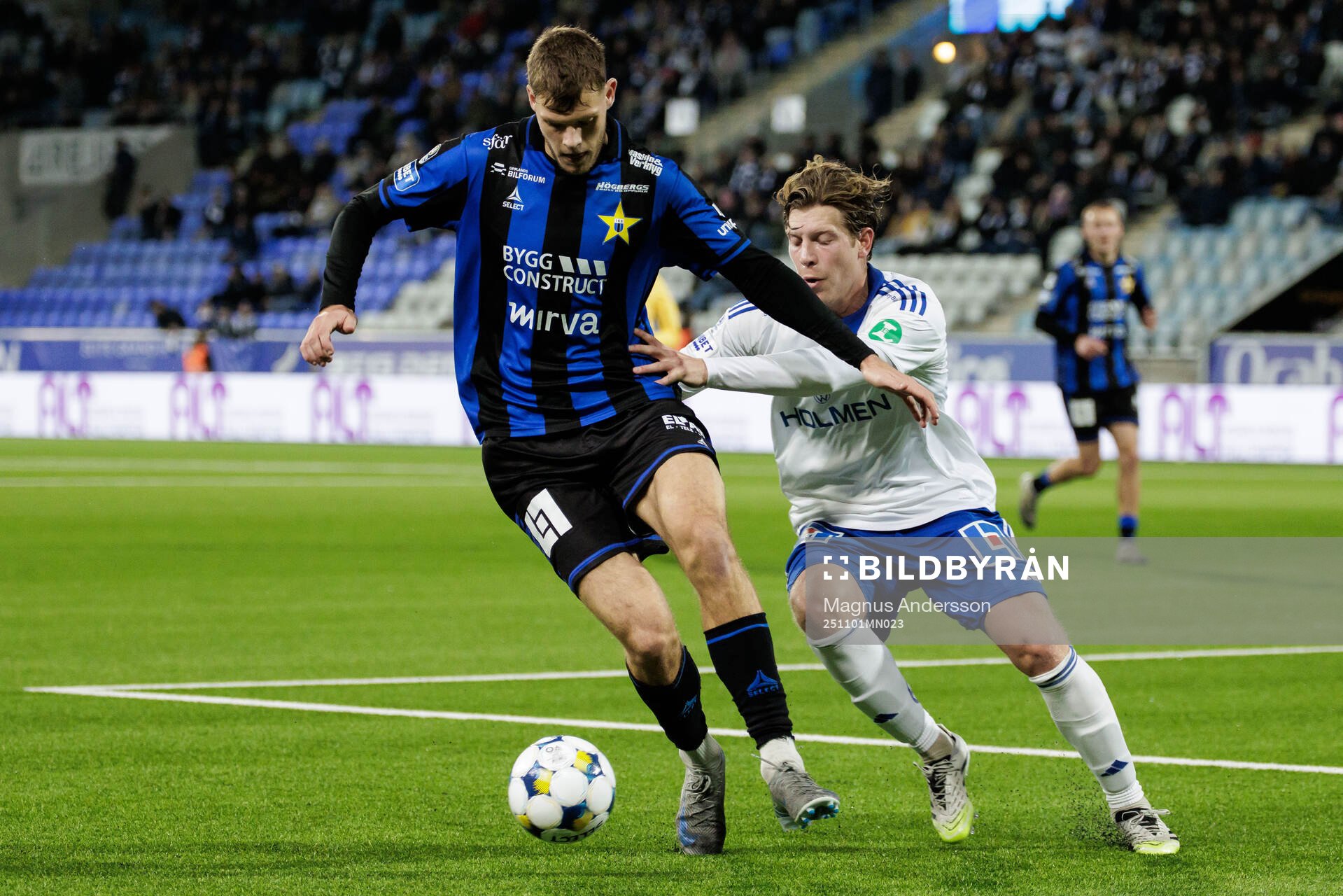 Sirius Tobias Anker och IFK Norrköpings Alexander Fransson
