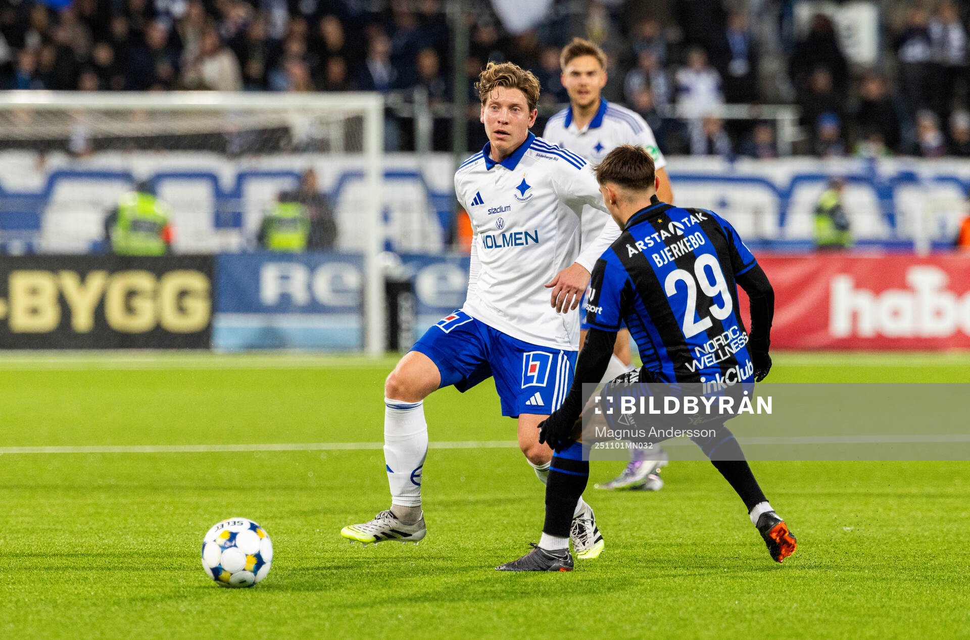IFK Norrköpings Alexander Fransson och Sirius Isak Bjerkebo
