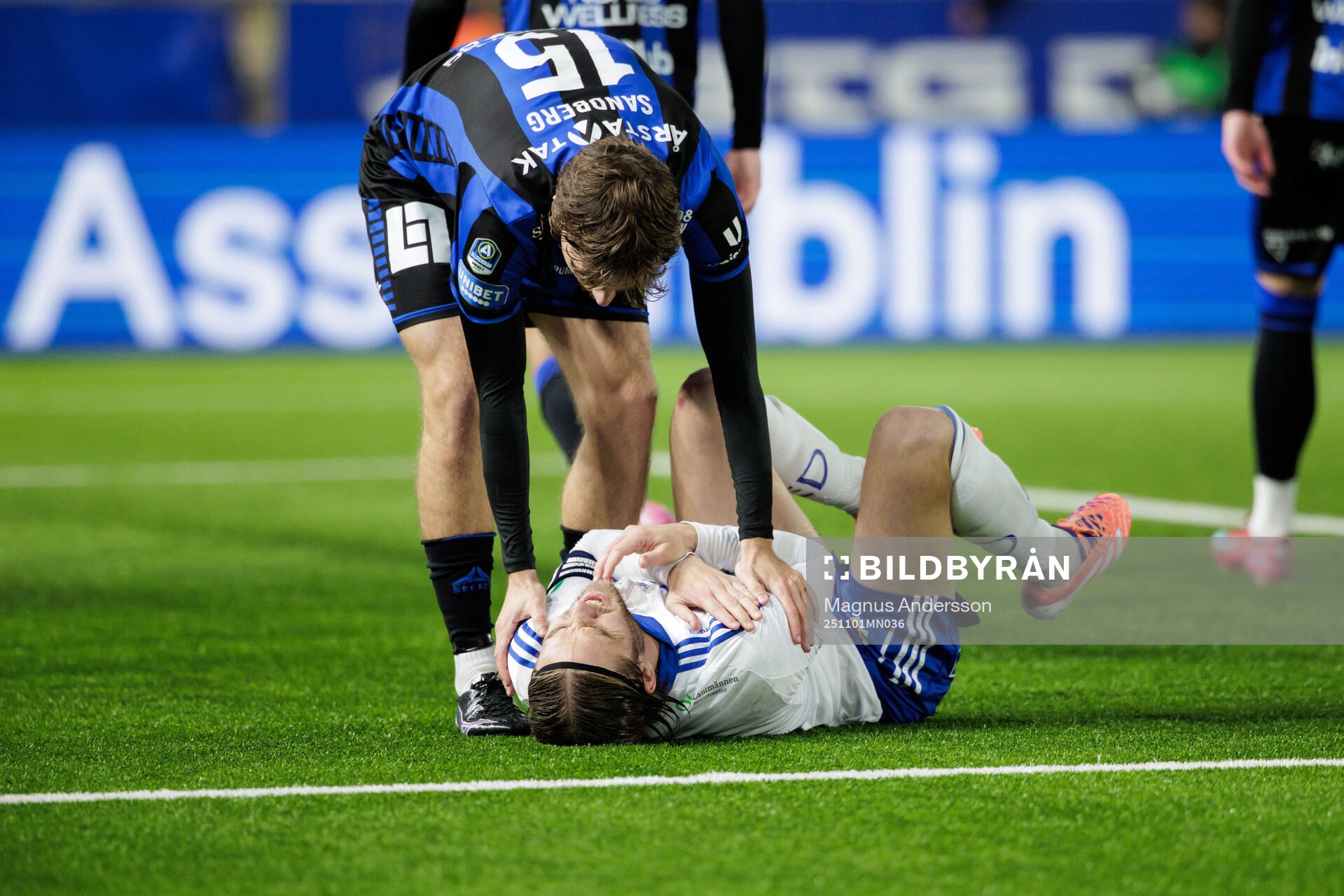 IFK Norrköpings Christoffer Nyman har ont