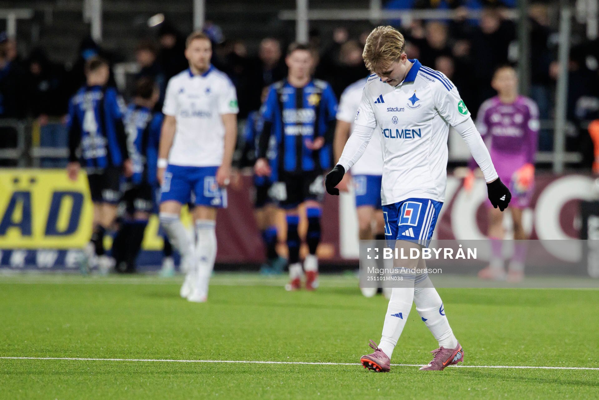 IFK Norrköpings Isak Andri Sigurgeirsson deppar