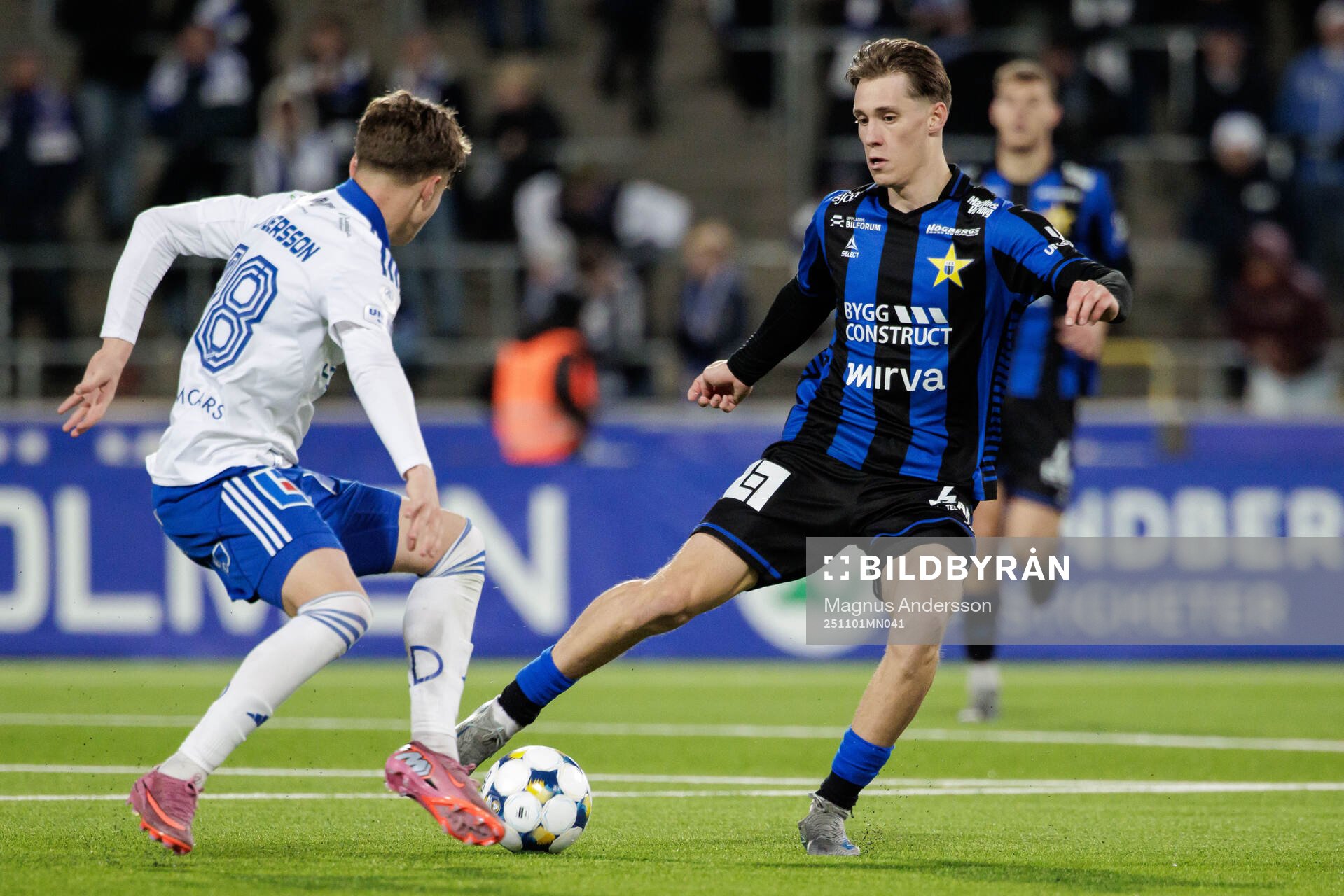 IFK Norrköpings Åke Andersson och Sirius Marcus Lindberg