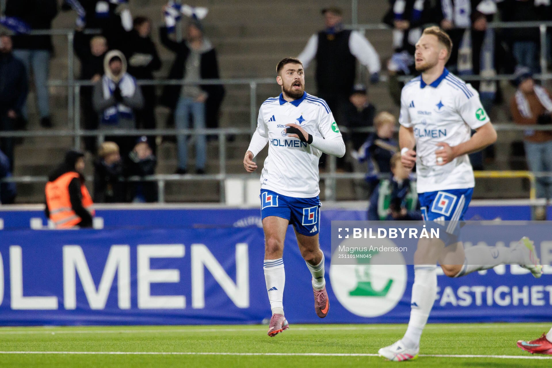 IFK Norrköpings Tim Prica jublar