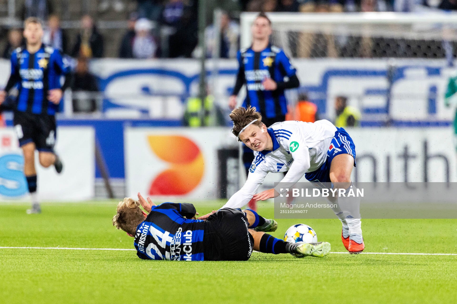 Sirius Victor Svensson och IFK Norrköpings Axel Brönner