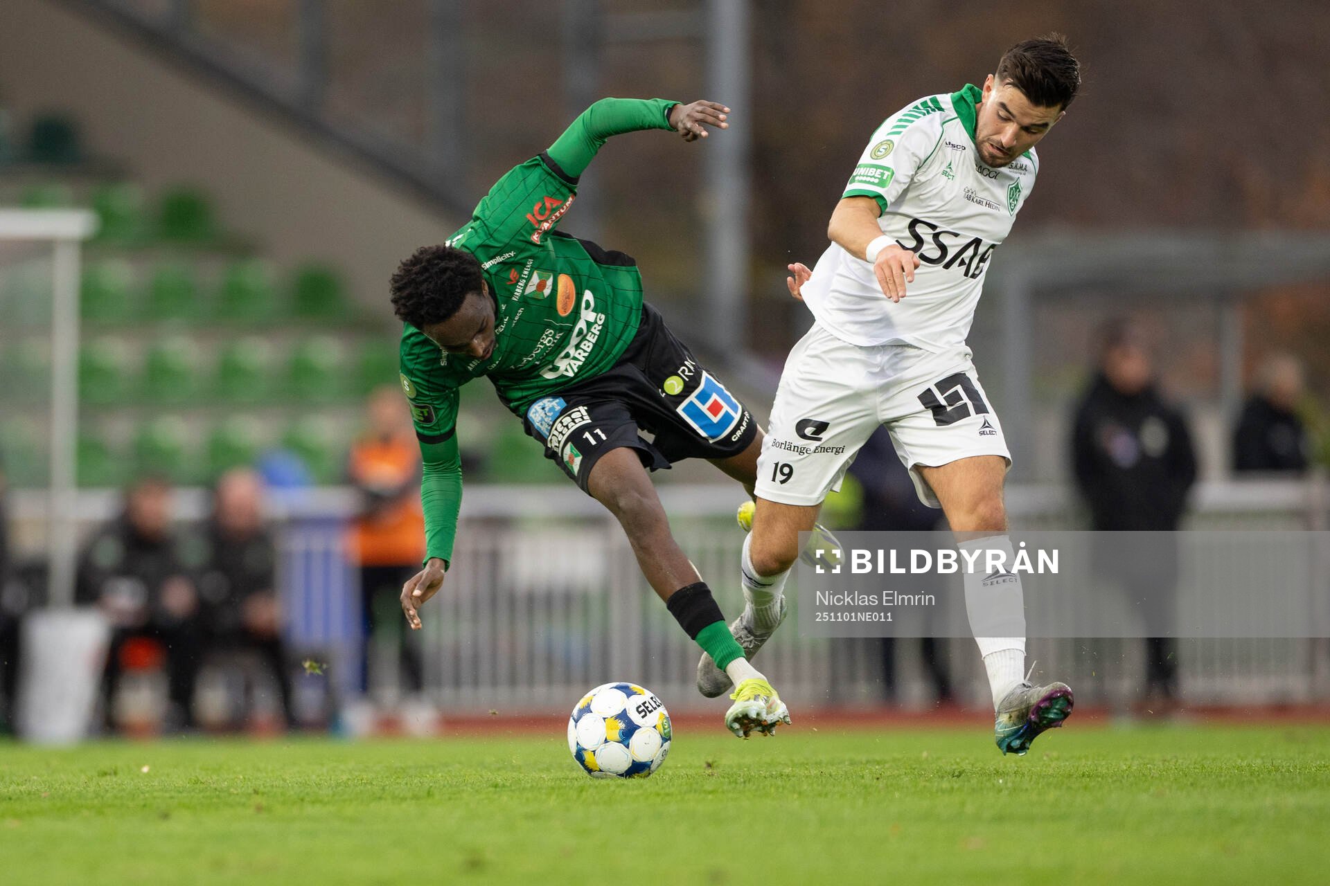 Varbergs Nuurdin Ali Mohudin och Brages Haris Brkic