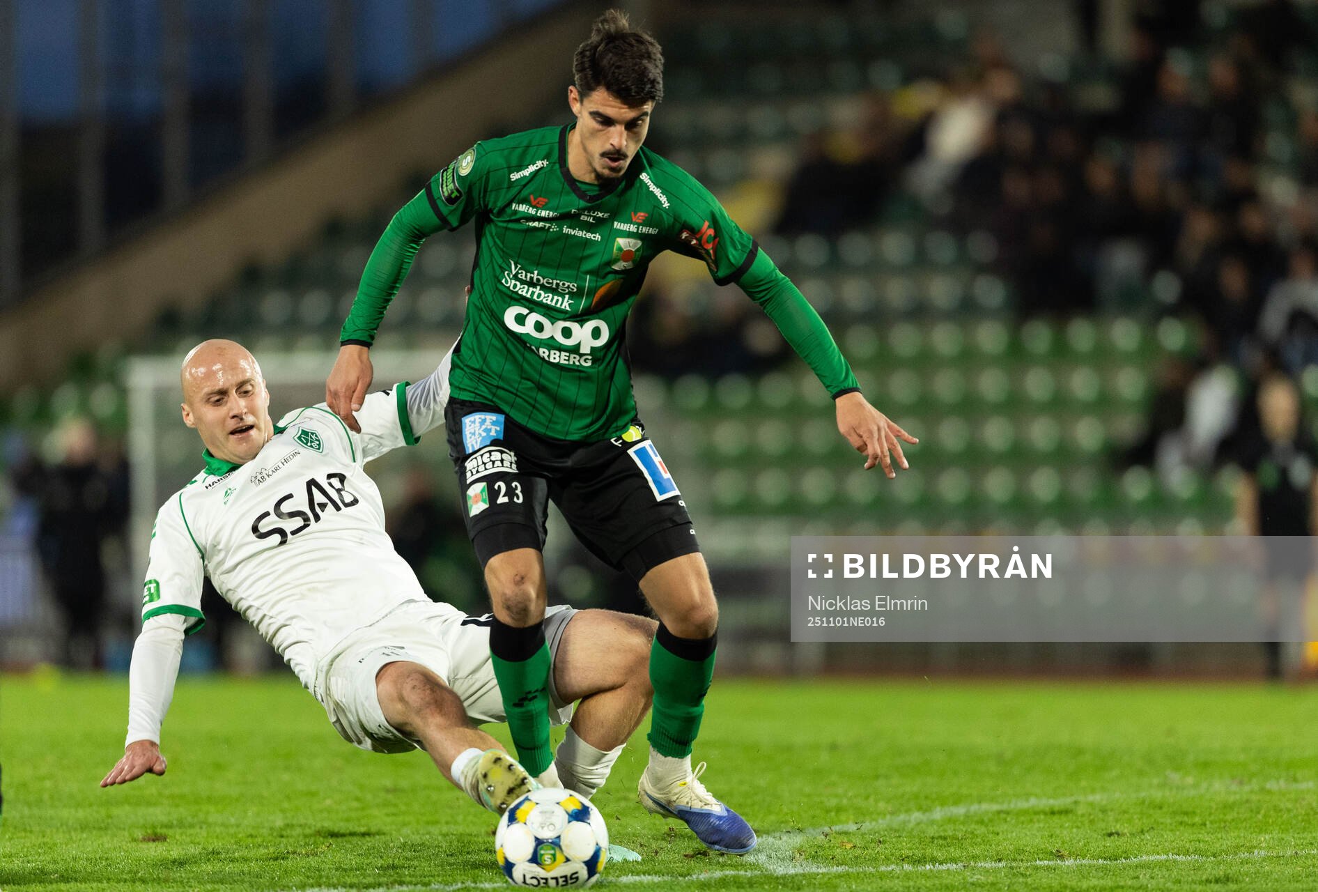 Brages Anton Lundin och Varbergs Marc Ante Tokich