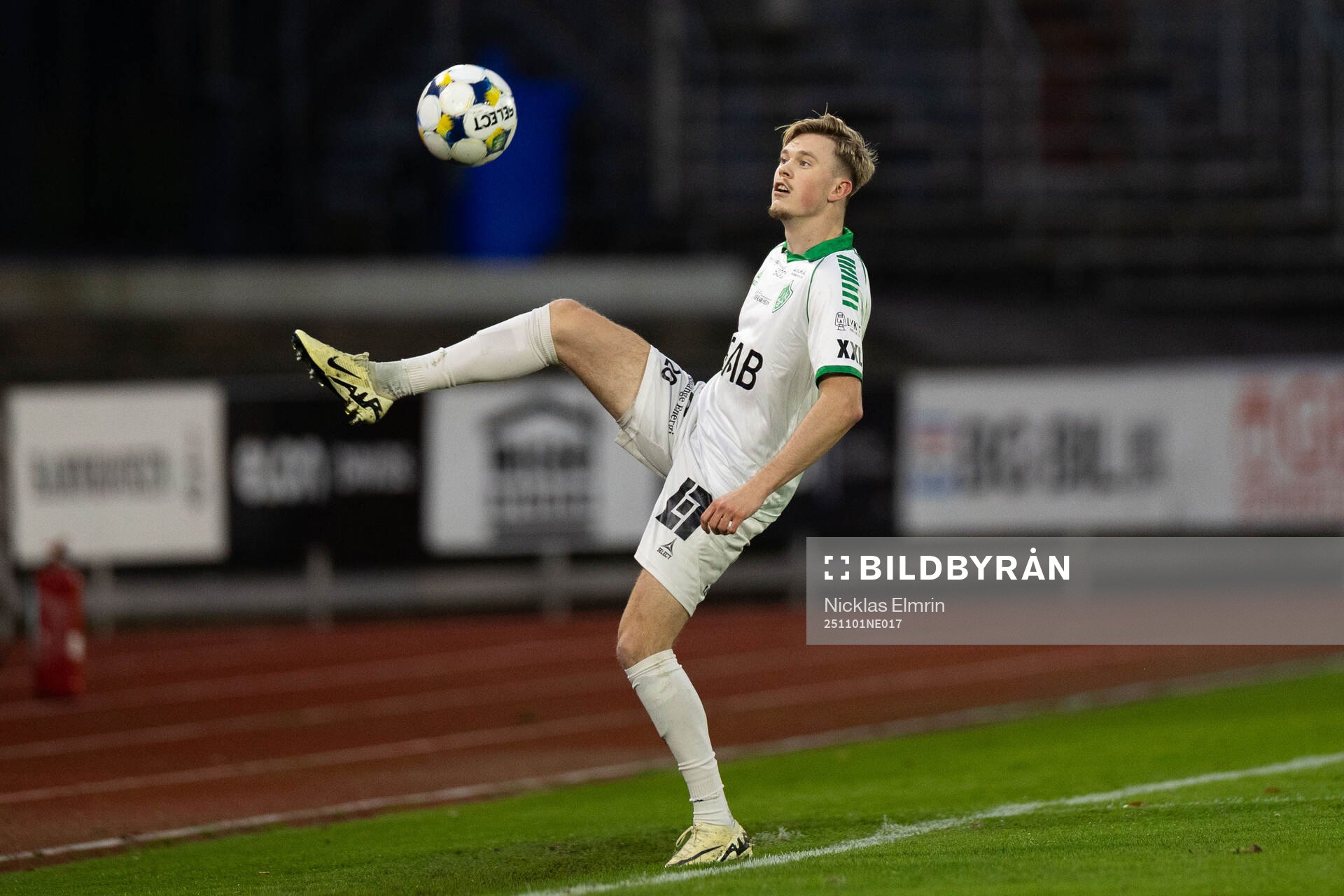 under fotbollsmatchen i Superettan mellan Varberg och Brage