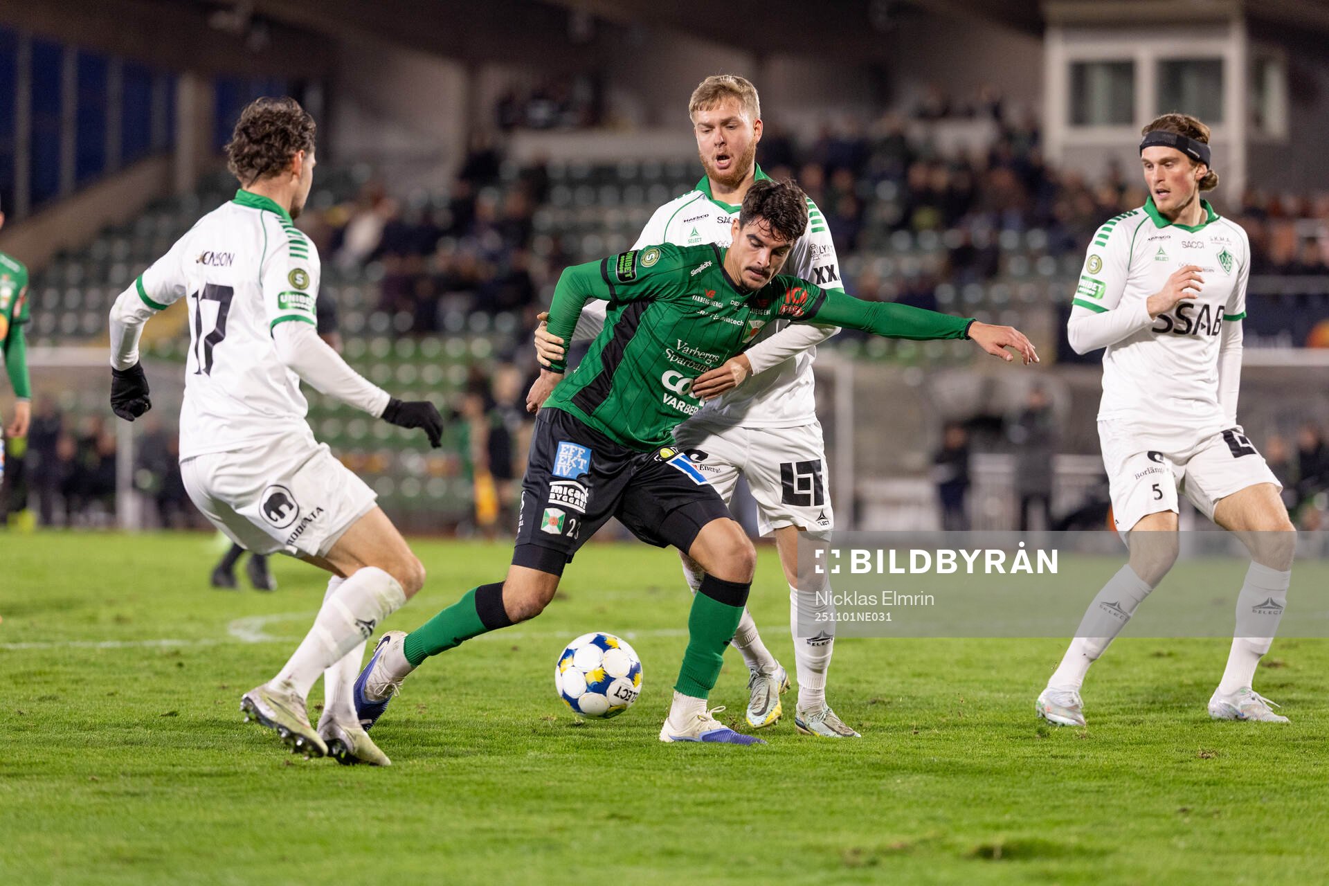 Varbergs Marc Ante Tokich och Brages Malte Persson och