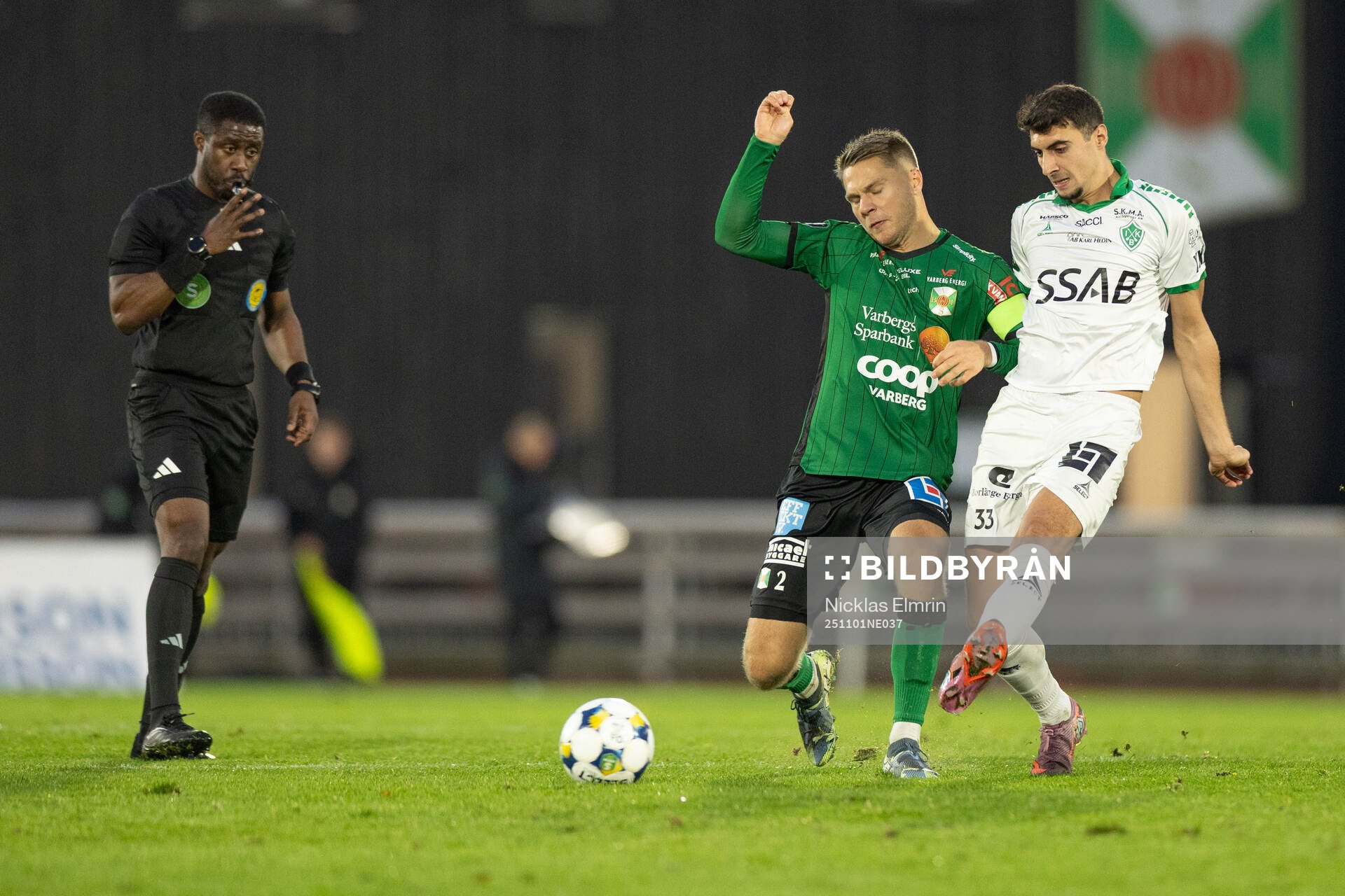 Varbergs Gustav Broman och Brages Amar Muhsin