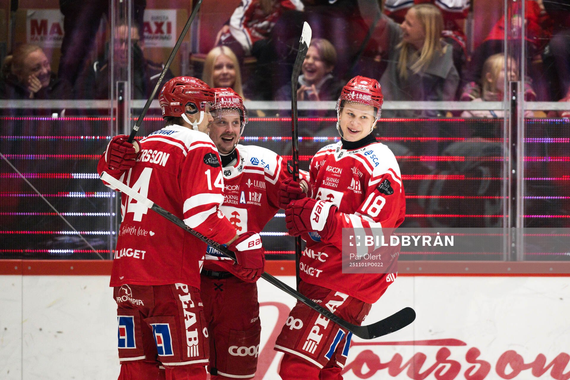 Timrås Eddie Genborg jublar