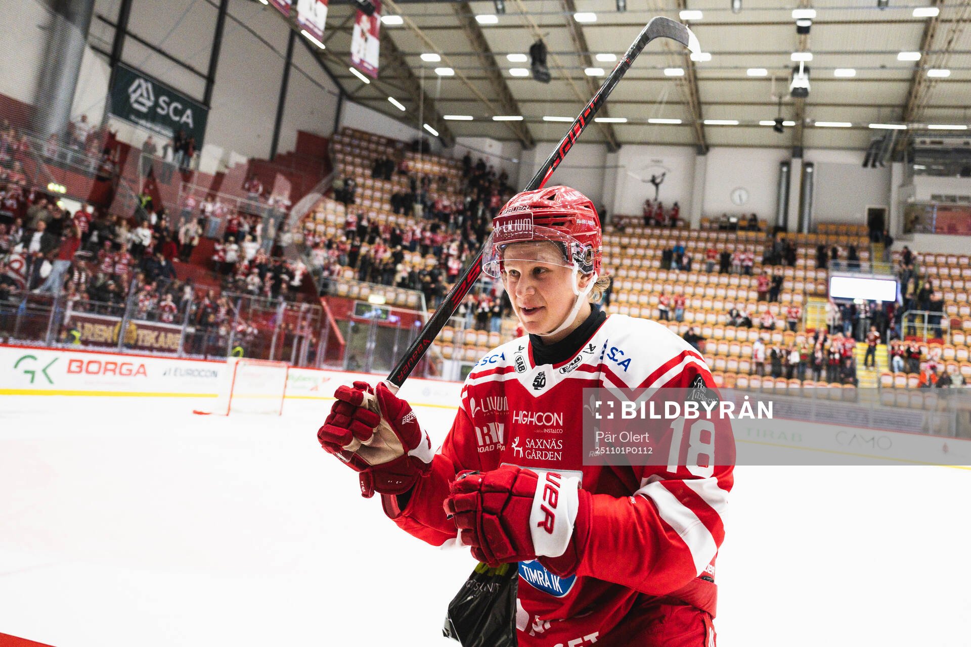 Timrås Eddie Genborg jublar