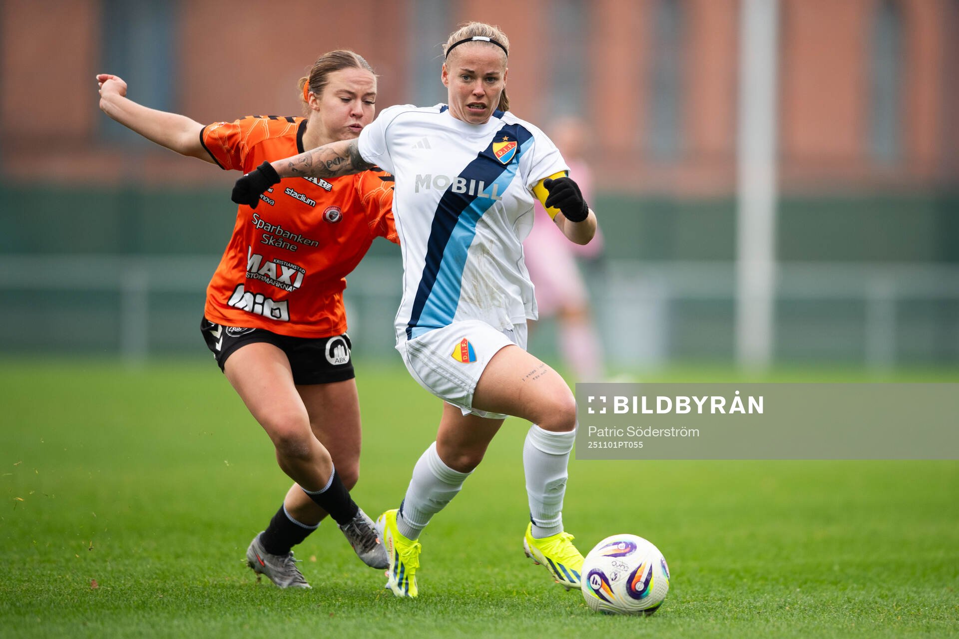 Kristianstads Mathilde Janzen och Djurgårdens Therese