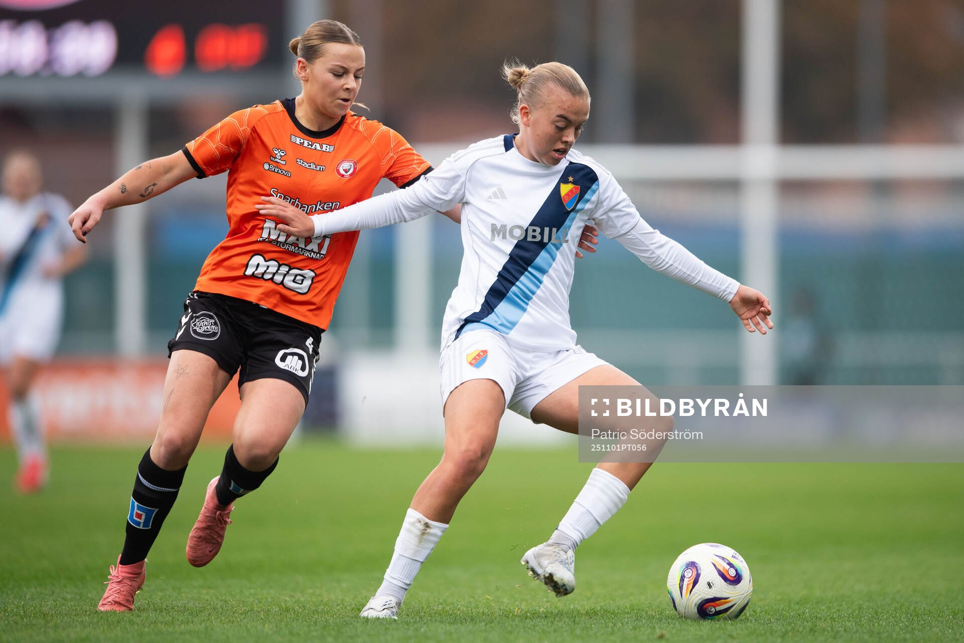 Kristianstads Alice Egnér och Djurgårdens Elin Westlund
