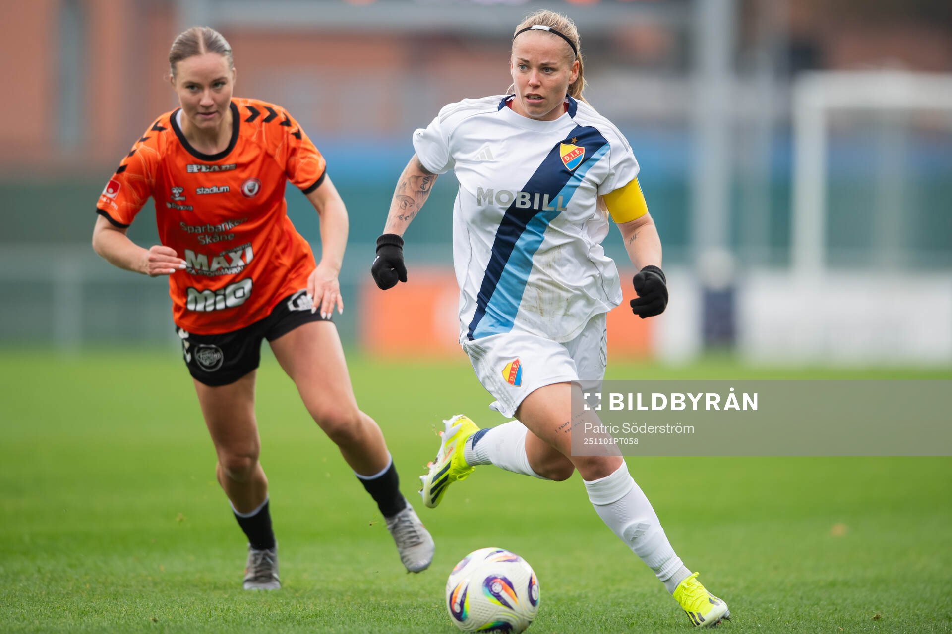 Kristianstads Mathilde Janzen och Djurgårdens Therese