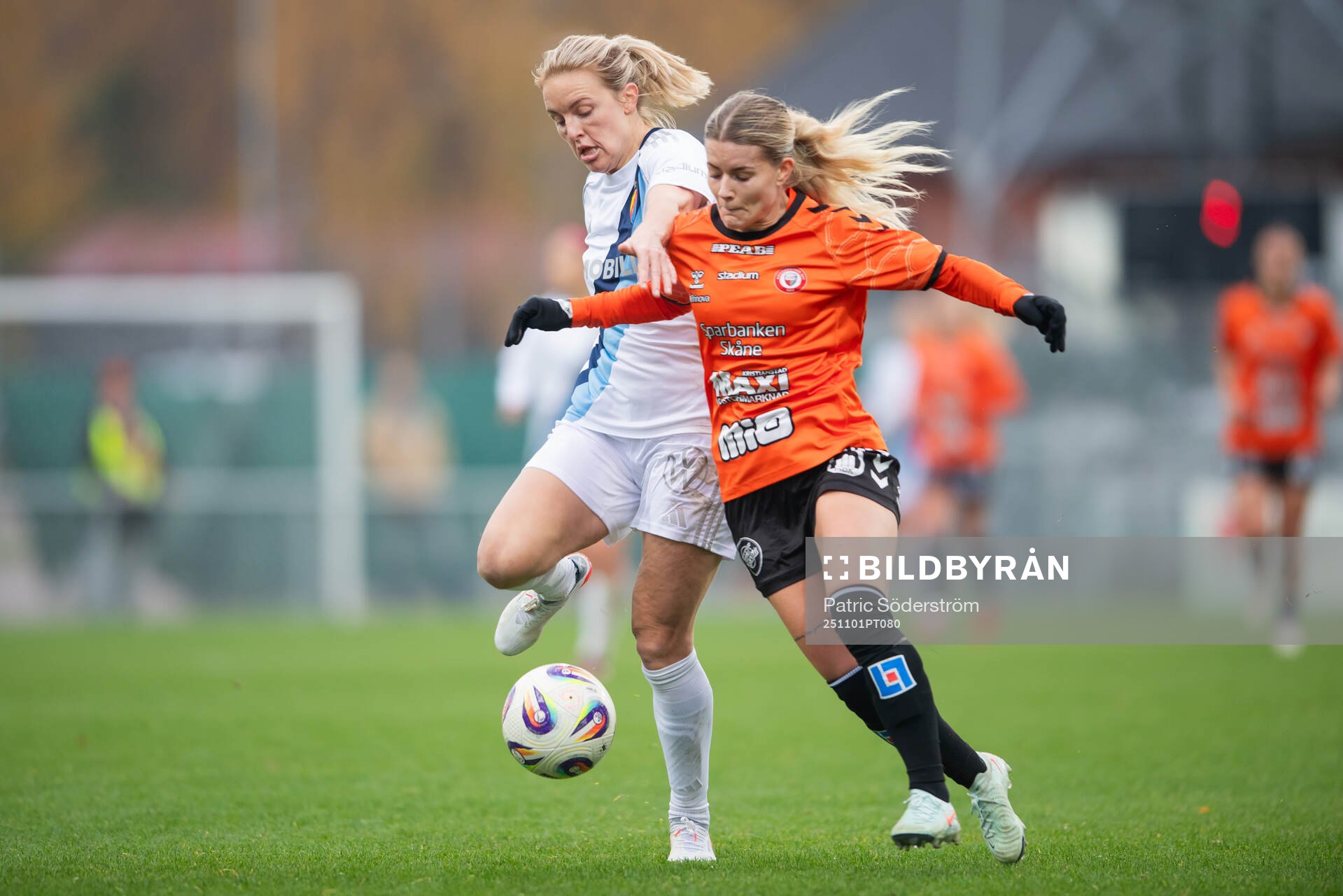 Djurgårdens Mimmi Wahlström och Kristianstads Tilda