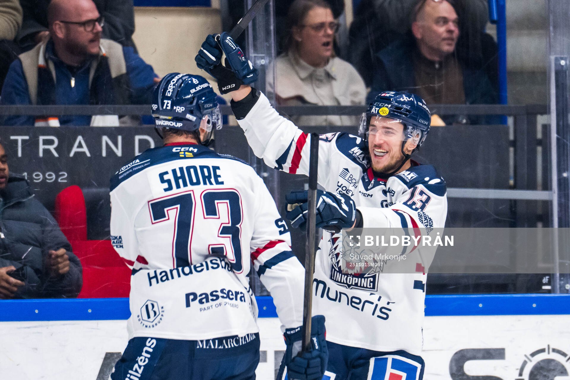 Linköpings Jakub Vrana jublar