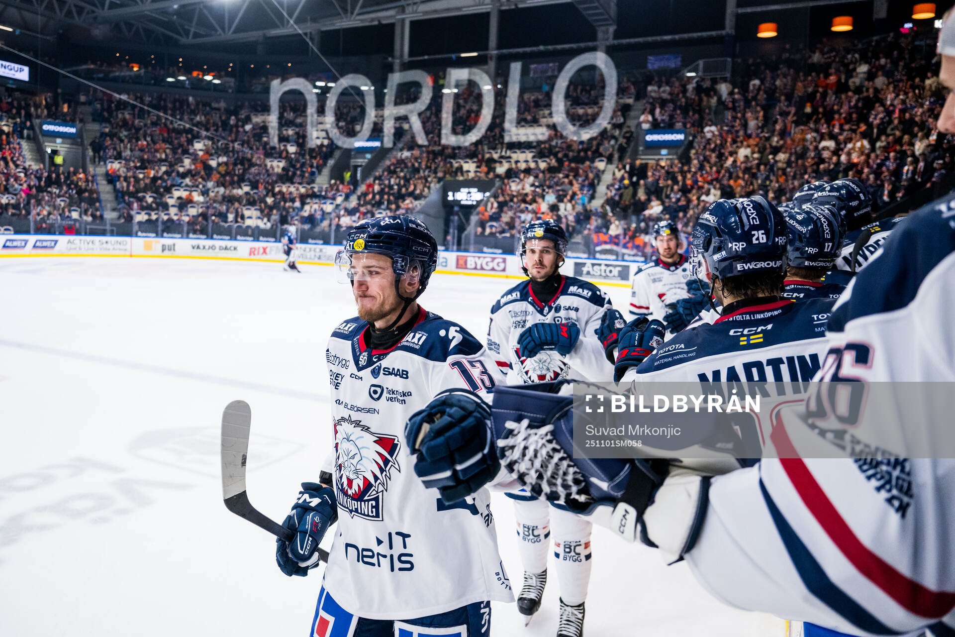 Linköpings Jakub Vrana jublar