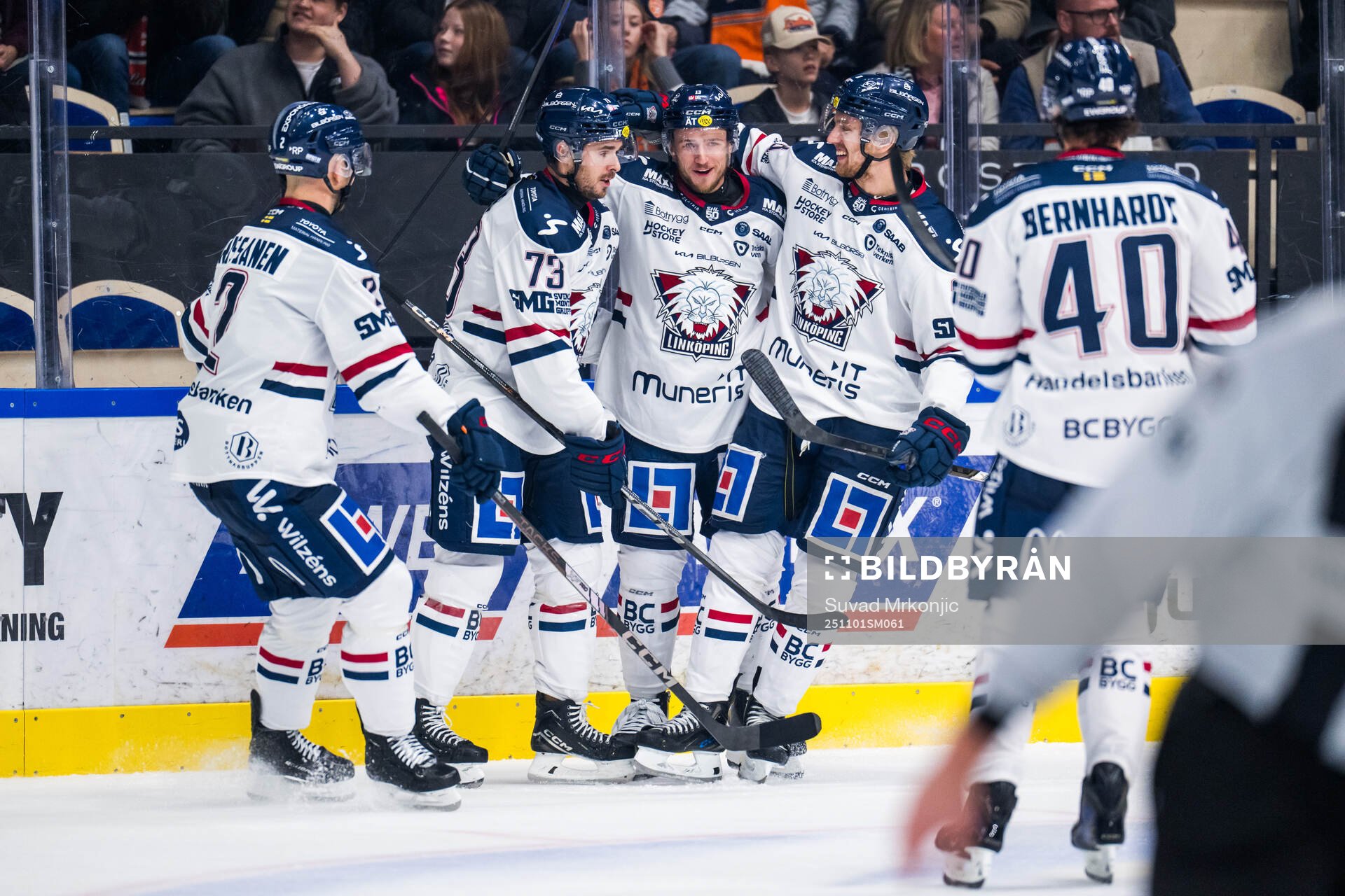 Linköpings Jakub Vrana jublar