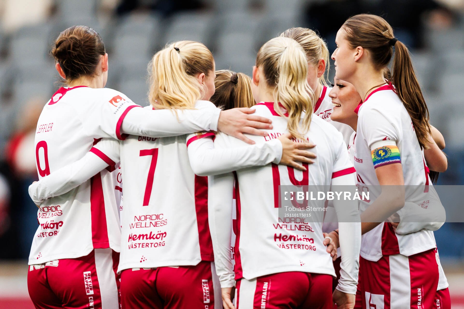 IK Uppsalas Amelia Olofsson jublar