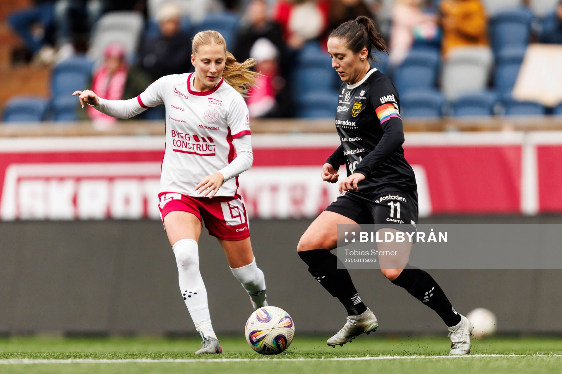 IK Uppsalas Josefin Baudou och Umeås Alma Nygren