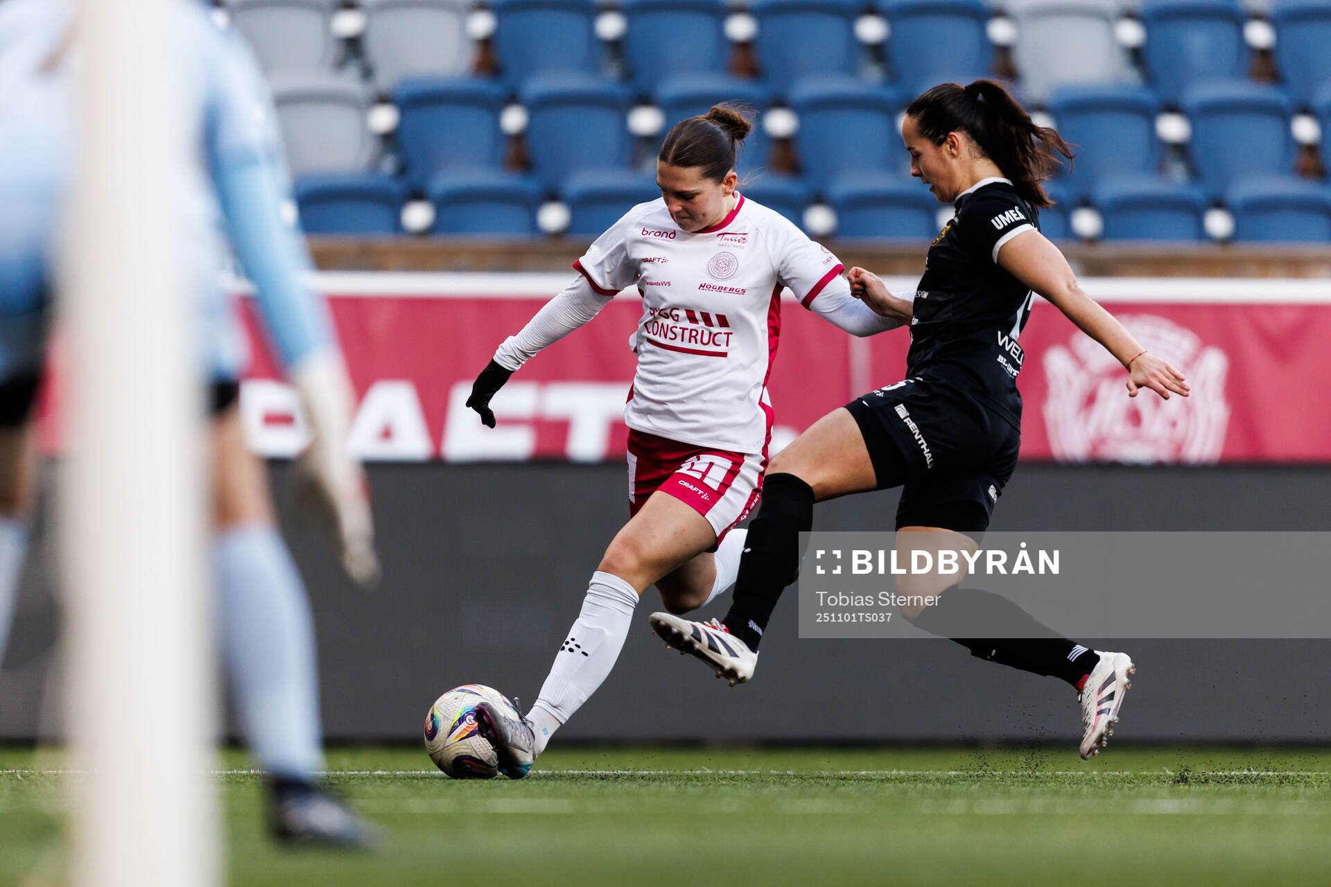 IK Uppsalas Clara Leffler och Umeås Cassandra Larsson