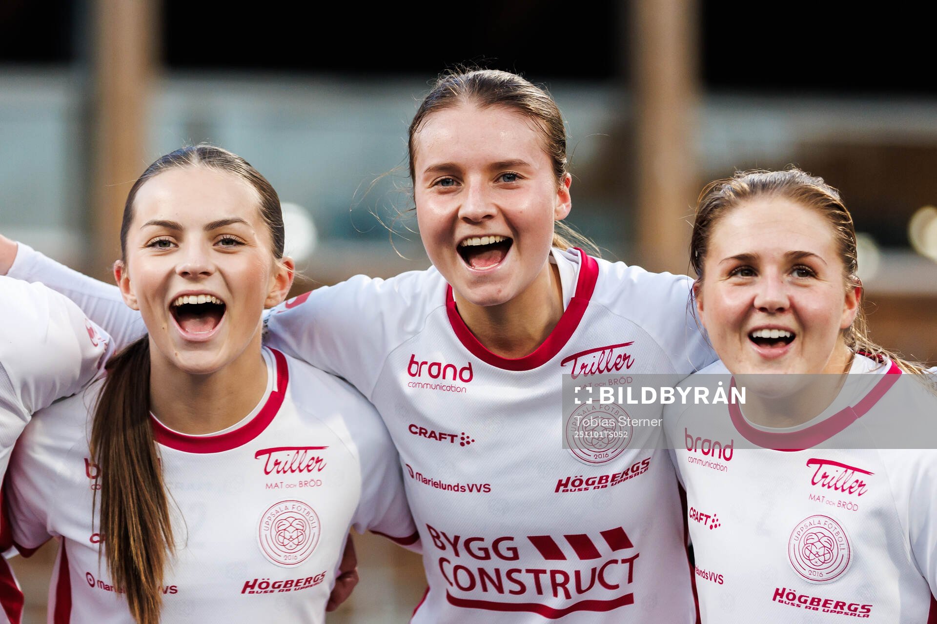 IK Uppsalas Julia Ragnarsson jublar